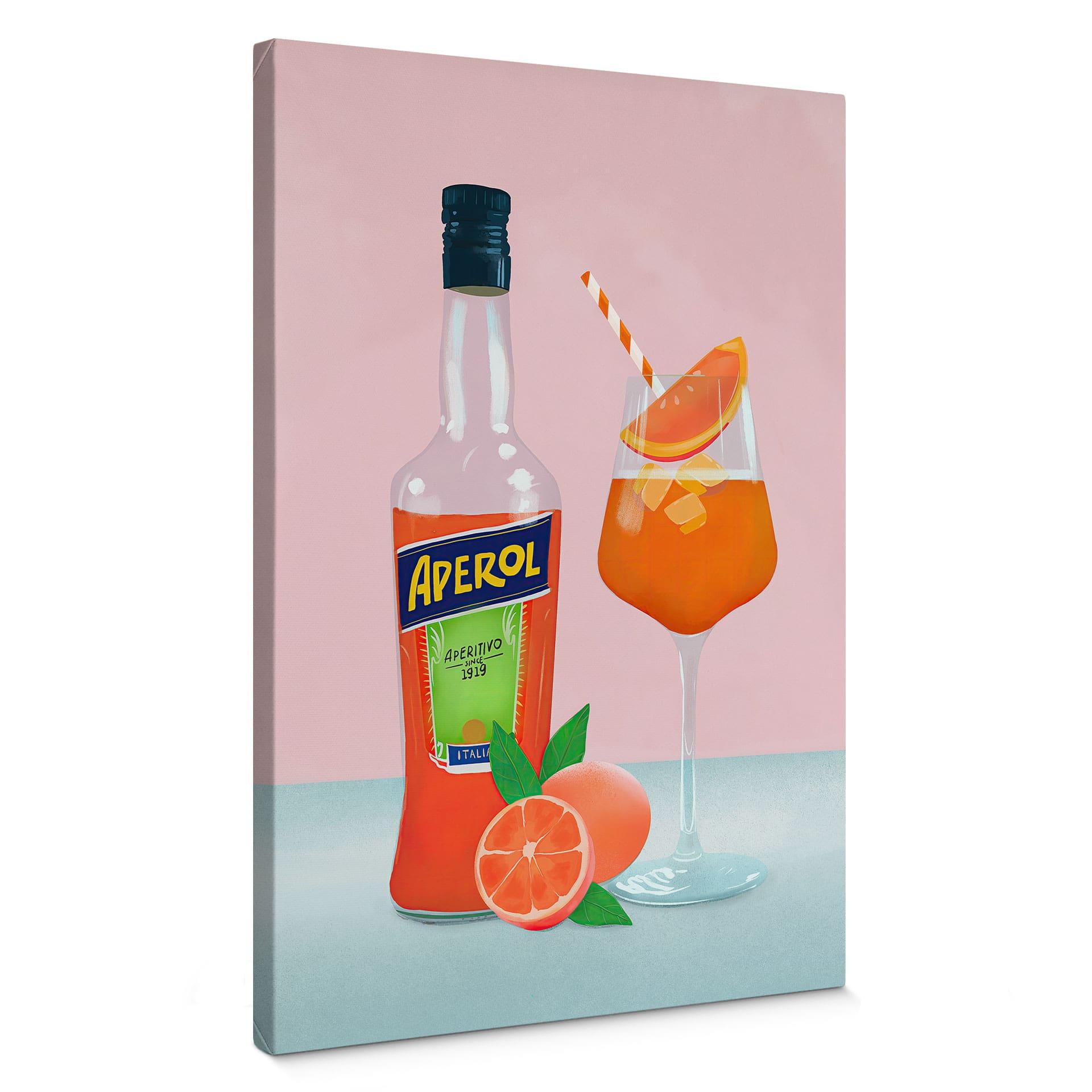 Lærredsprint - Aperol - Lizde