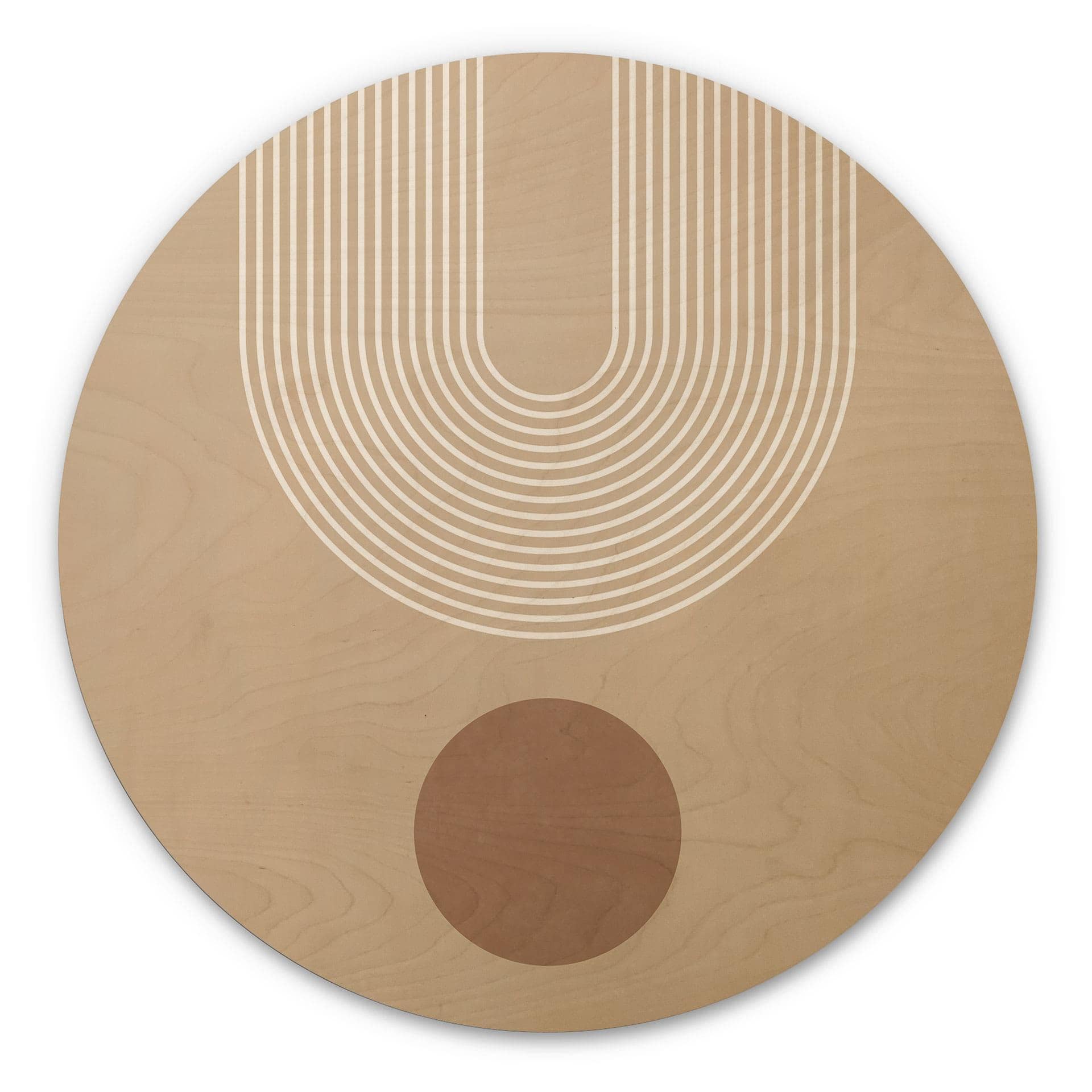 Cuadro de madera Geometría abstracta en equilibrio - Ristova - Redondo