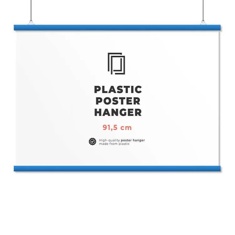 Plakatramme - blå - 91,5 cm