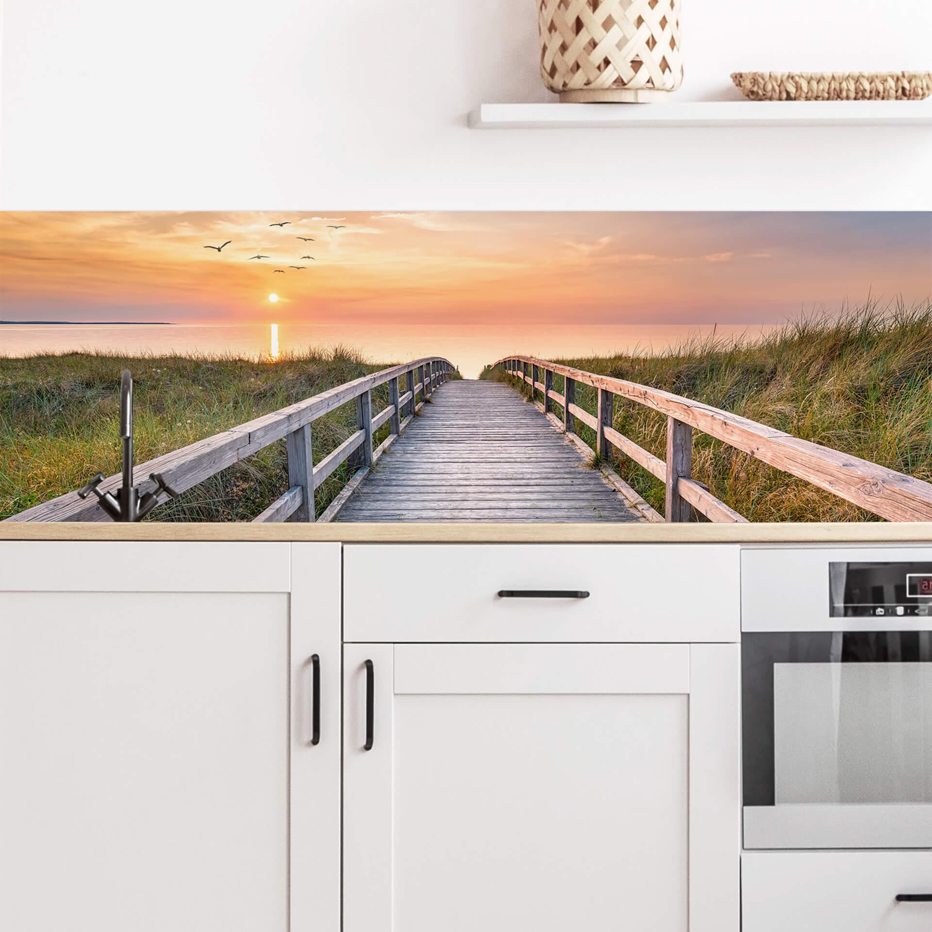 Révêtement pour cuisine Dunes au coucher du soleil