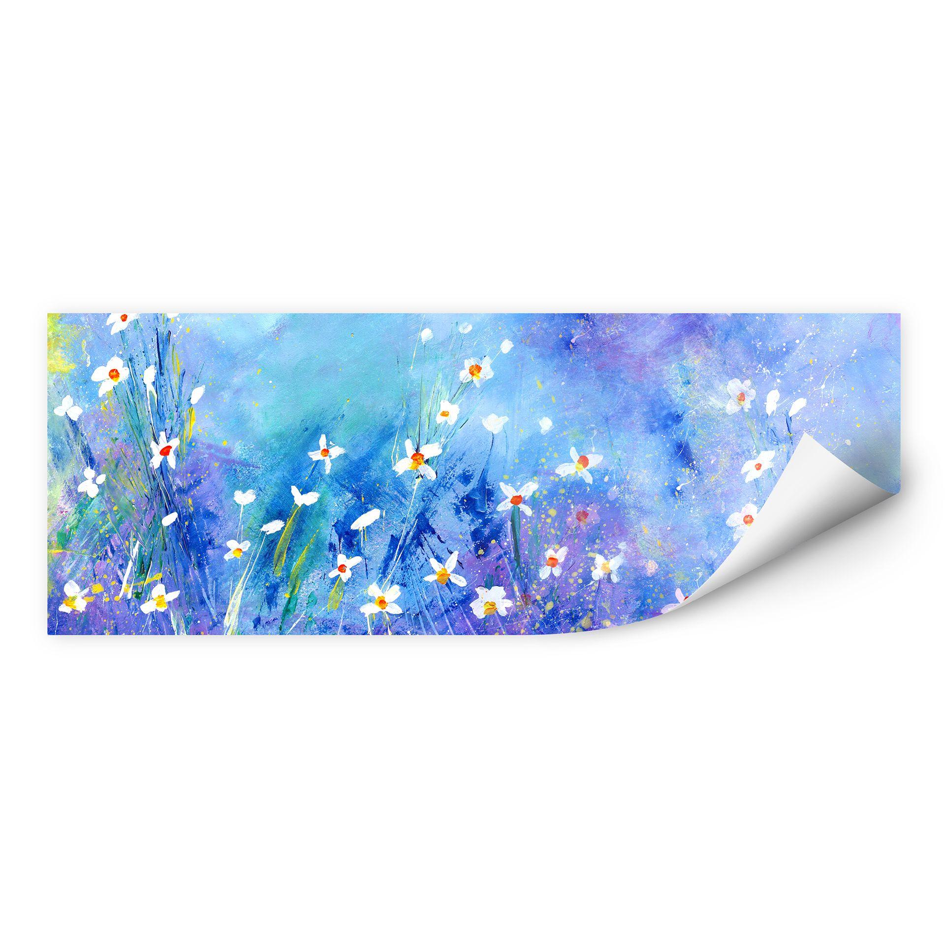 Zelfklevende Poster - Blue Summer