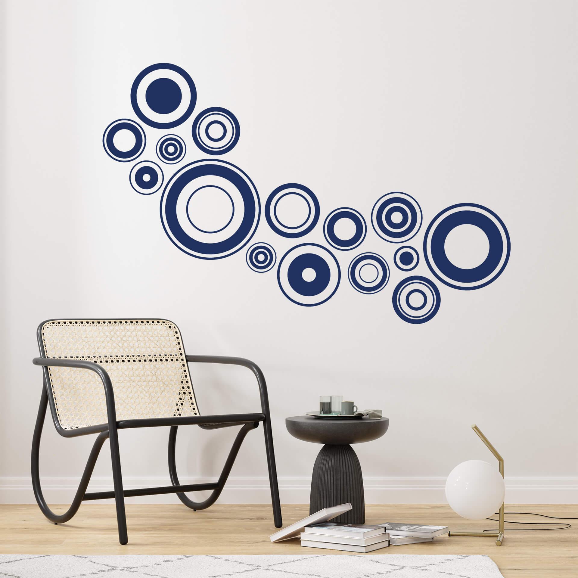 Wallsticker - Retro Diske