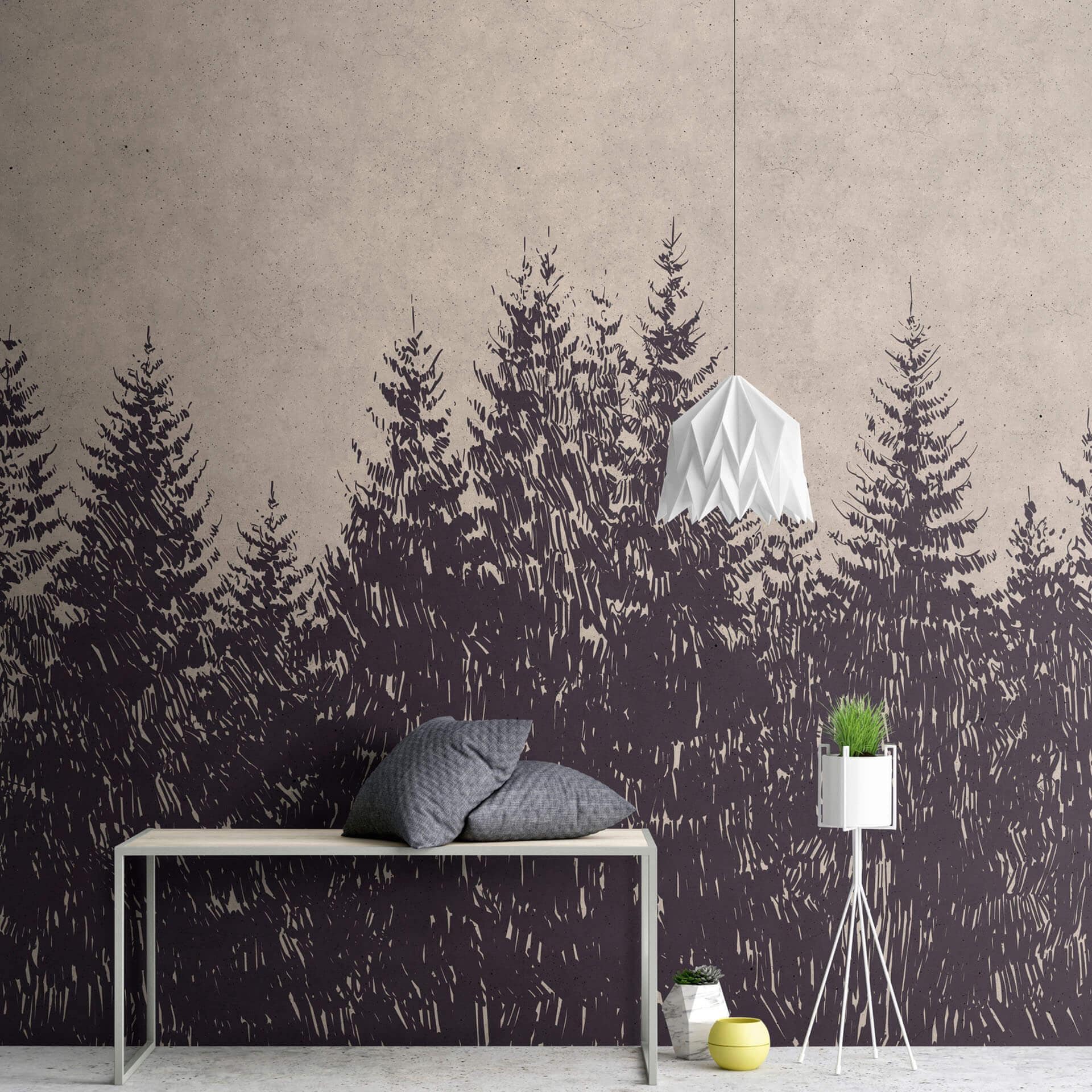 Livingwalls Fototapet Walls by Patel Black Forest 1