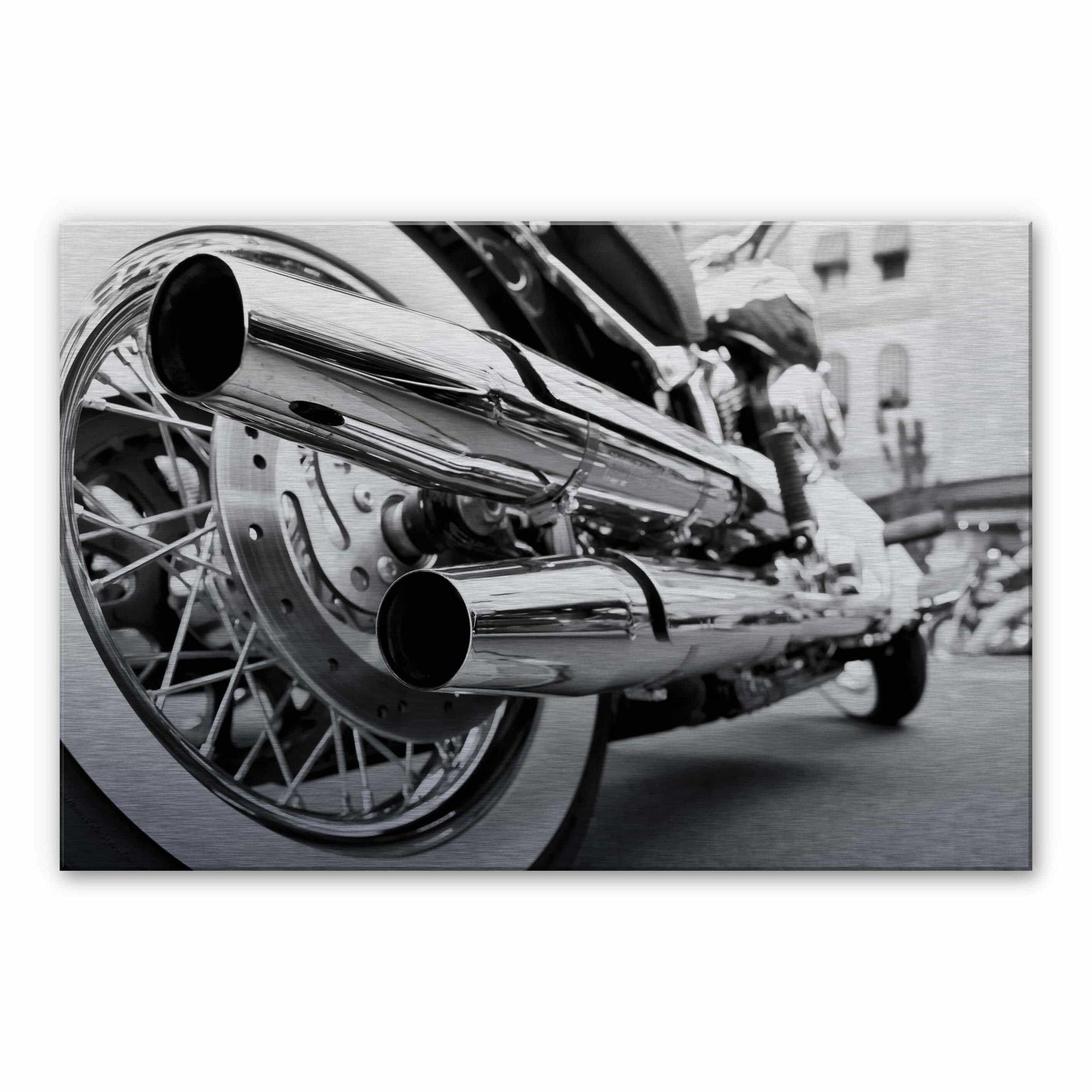Motorcykel – print på aluminium (Alu-Dibond)