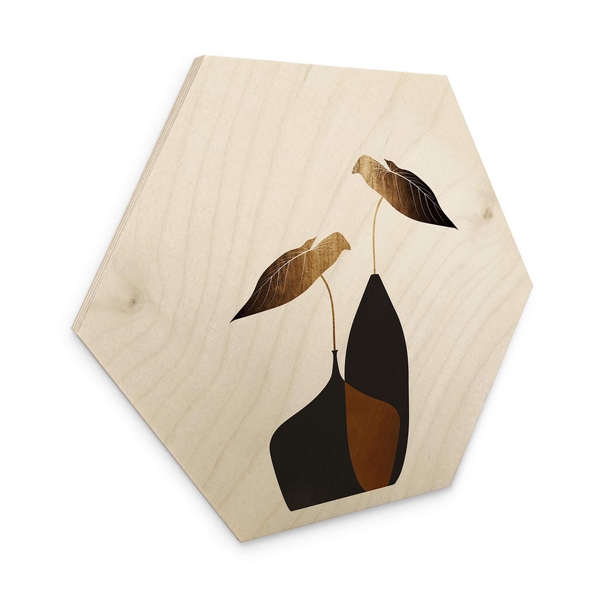 Hexagone - Bois Kubistika - Bouquet scandinave