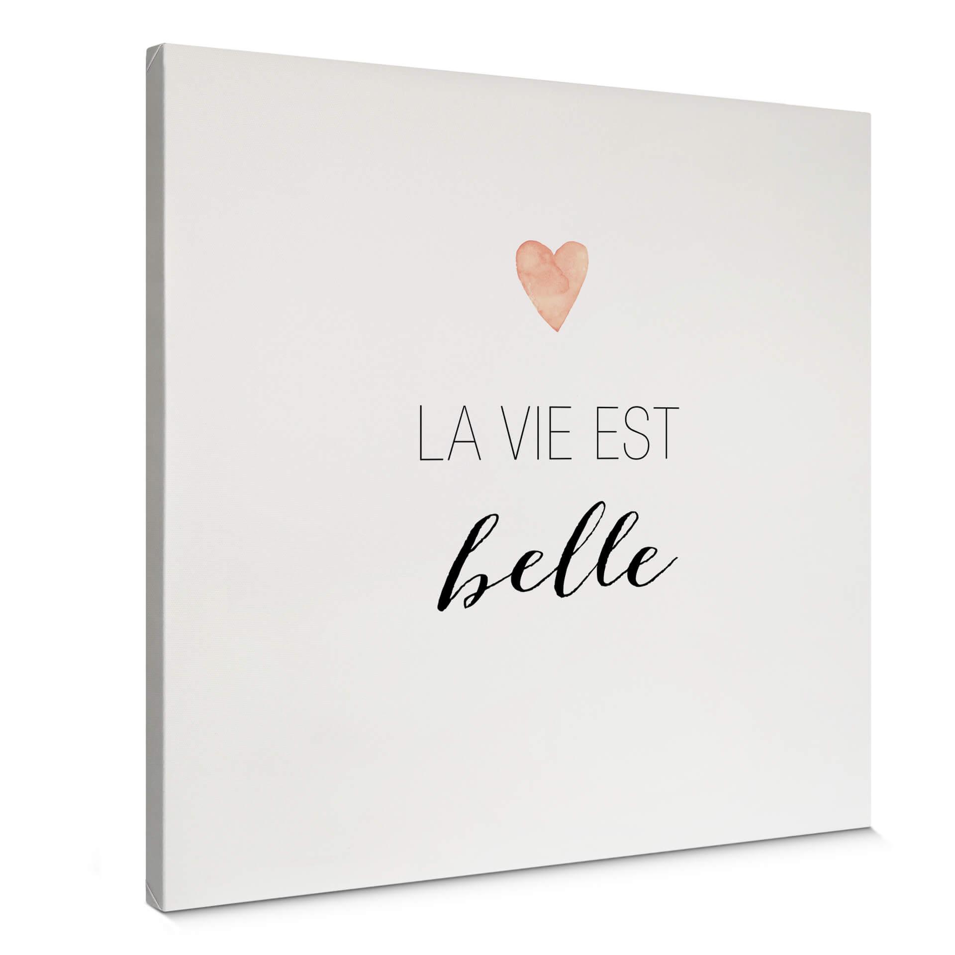 Lienzo Confetti & Cream - La vie est belle