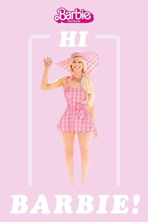 Poster, Film Poster Barbie Movie - Hi Barbie 61x91,5 cm