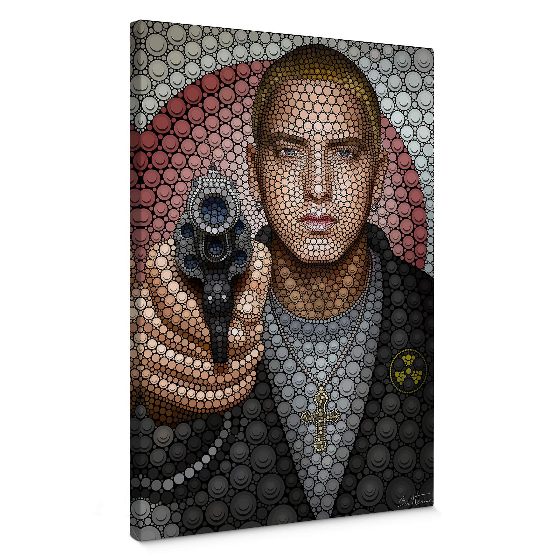 Lienzo Ben Heine - Circlismo: Eminem