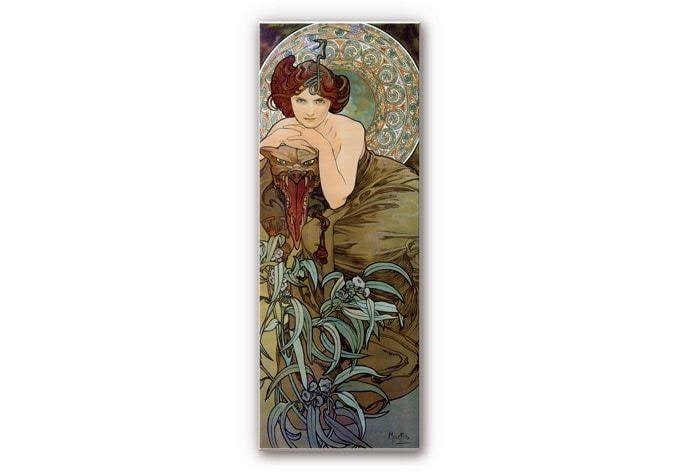 Tableau Forex - Mucha - Pierres précieuses : émeraude