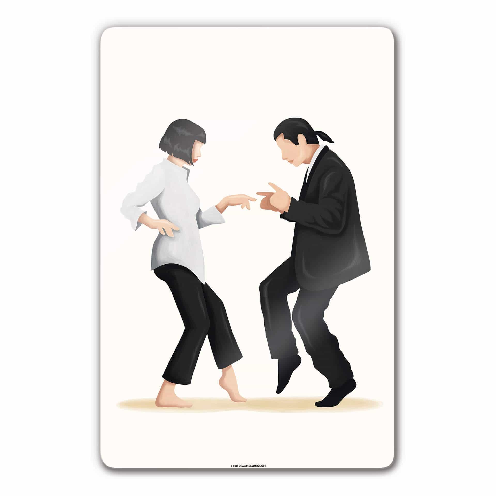 Tableau en verre Tohmé - Pulp Fiction