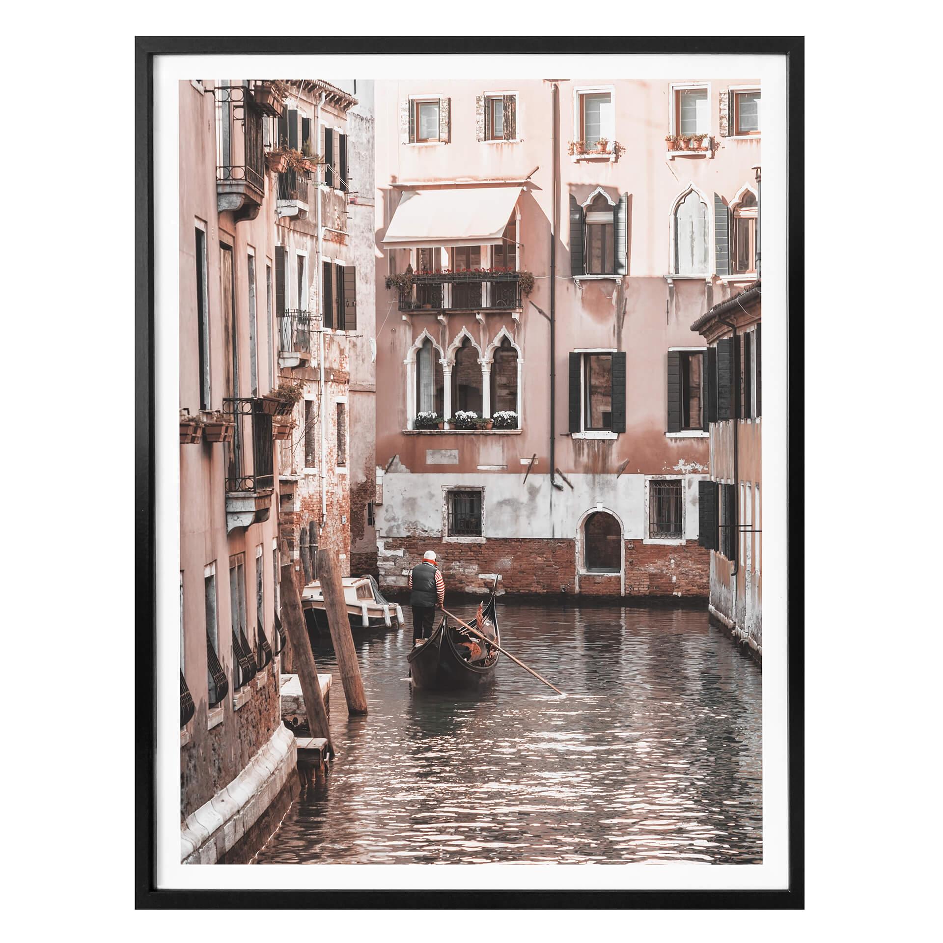 Póster Colombo - Canal en Venecia