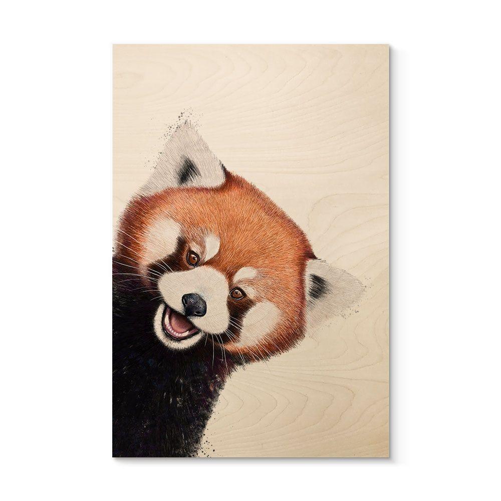 Træbillede Rød Panda - Korenkova