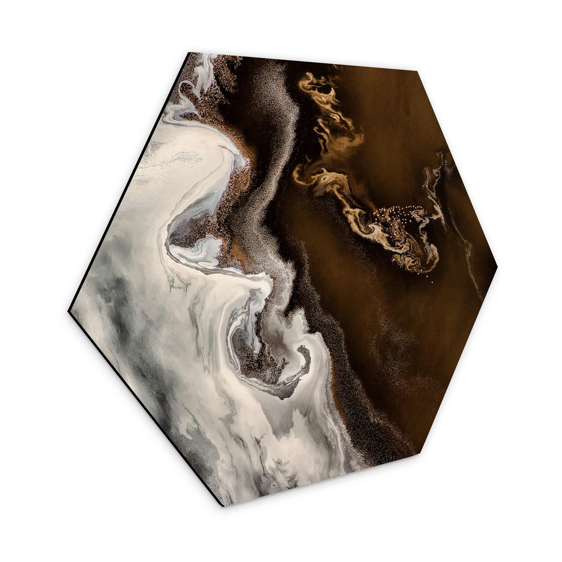Hexagone - Tableau sur alu-Dibond Chang - Fusion