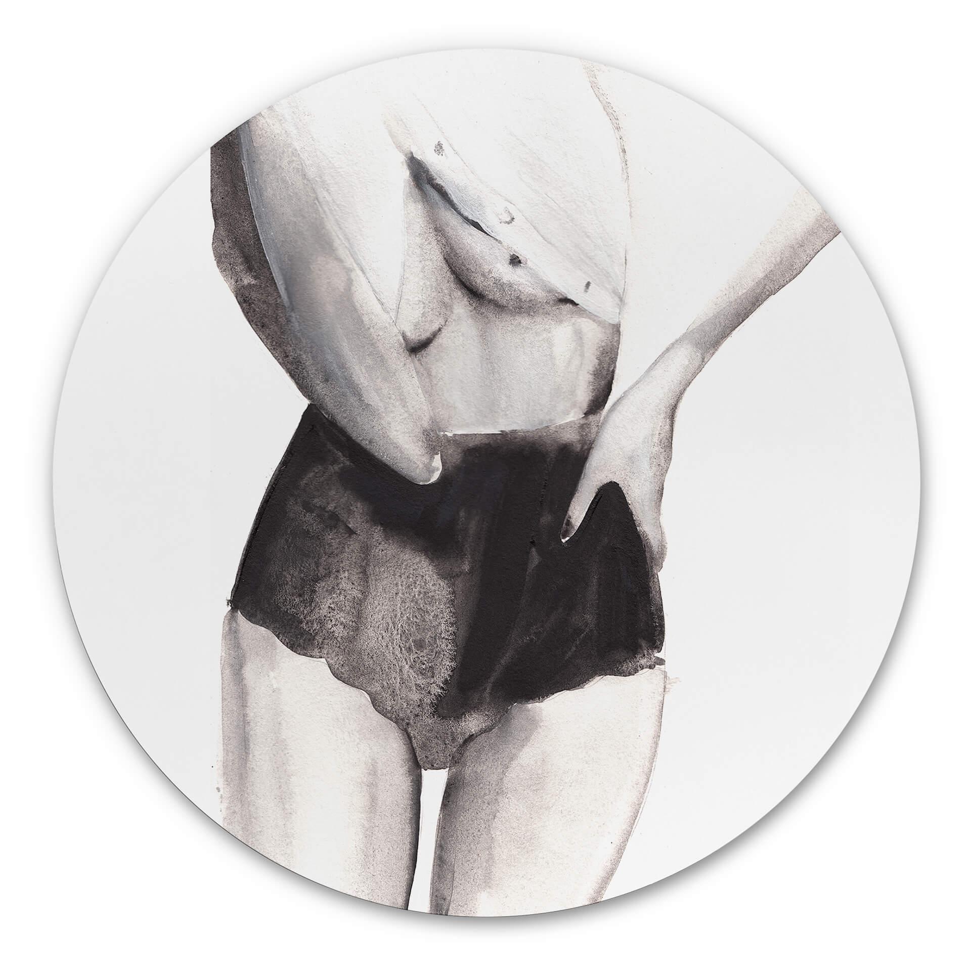 Tableau sur alu-Dibond rond Verbaan - Dance with me sugar