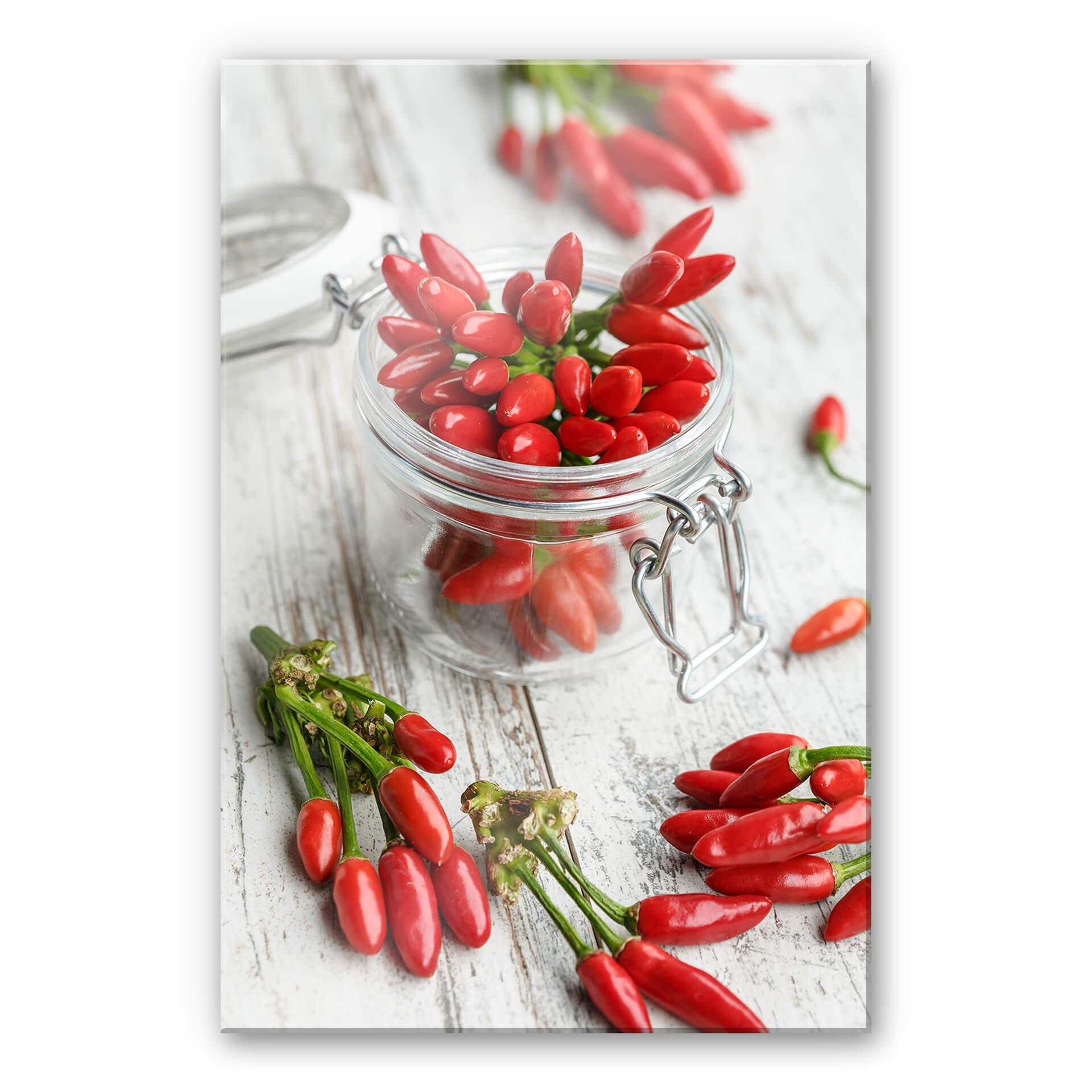 Akrylbillede Hot Chilli