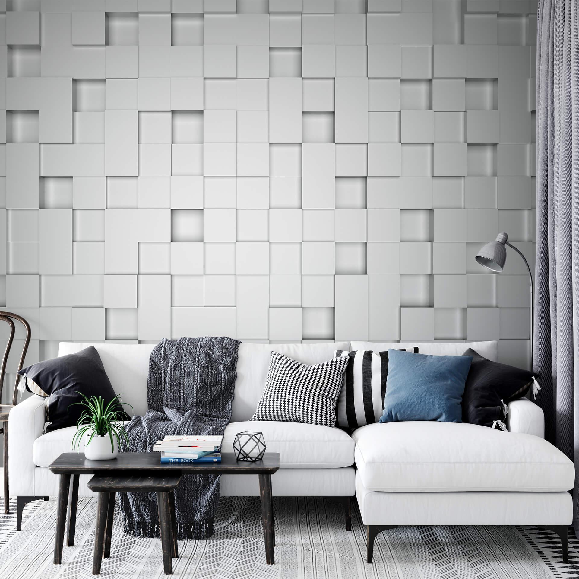 Fotobehang Papierbehang Cubes - 366x254 cm