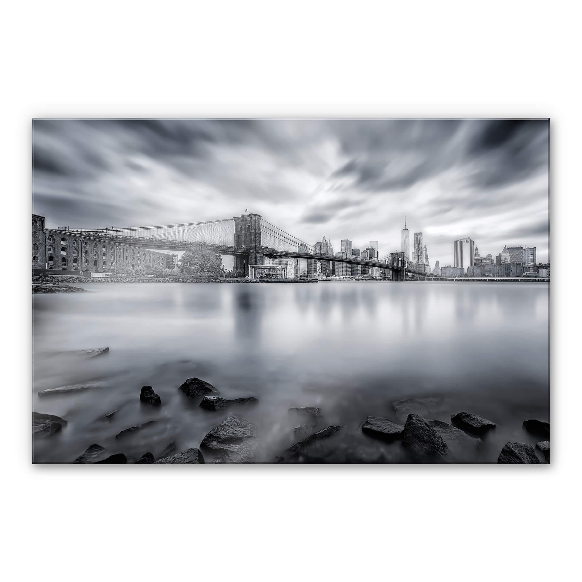 Akrylbillede Javier - Brooklyn Bridge
