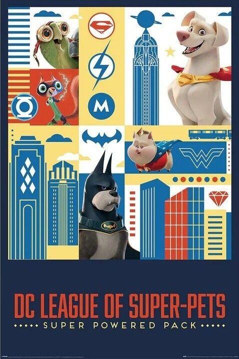 Poster, film poster DC Super Pets - Activate 61x91,5 cm