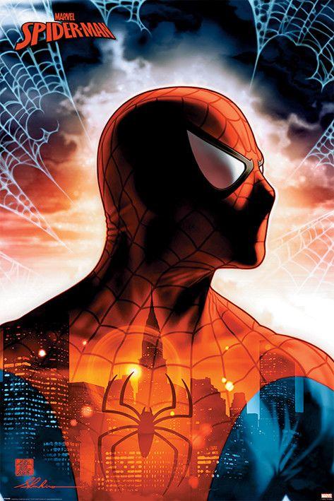 Poster, Film Poster Spider-Man - Protector Of The City 61x91,5 cm