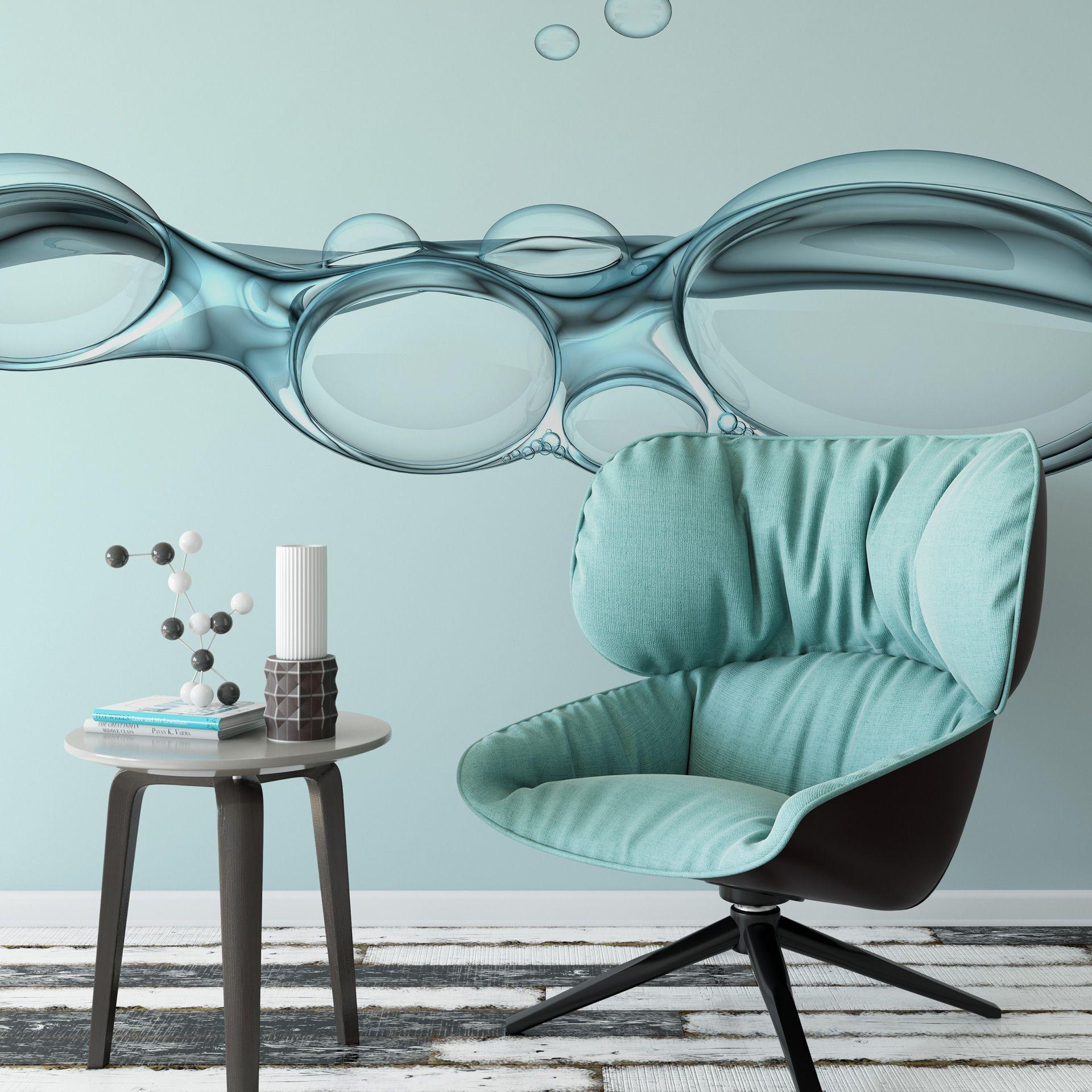 Fototapet Bubbles - 288x260 cm