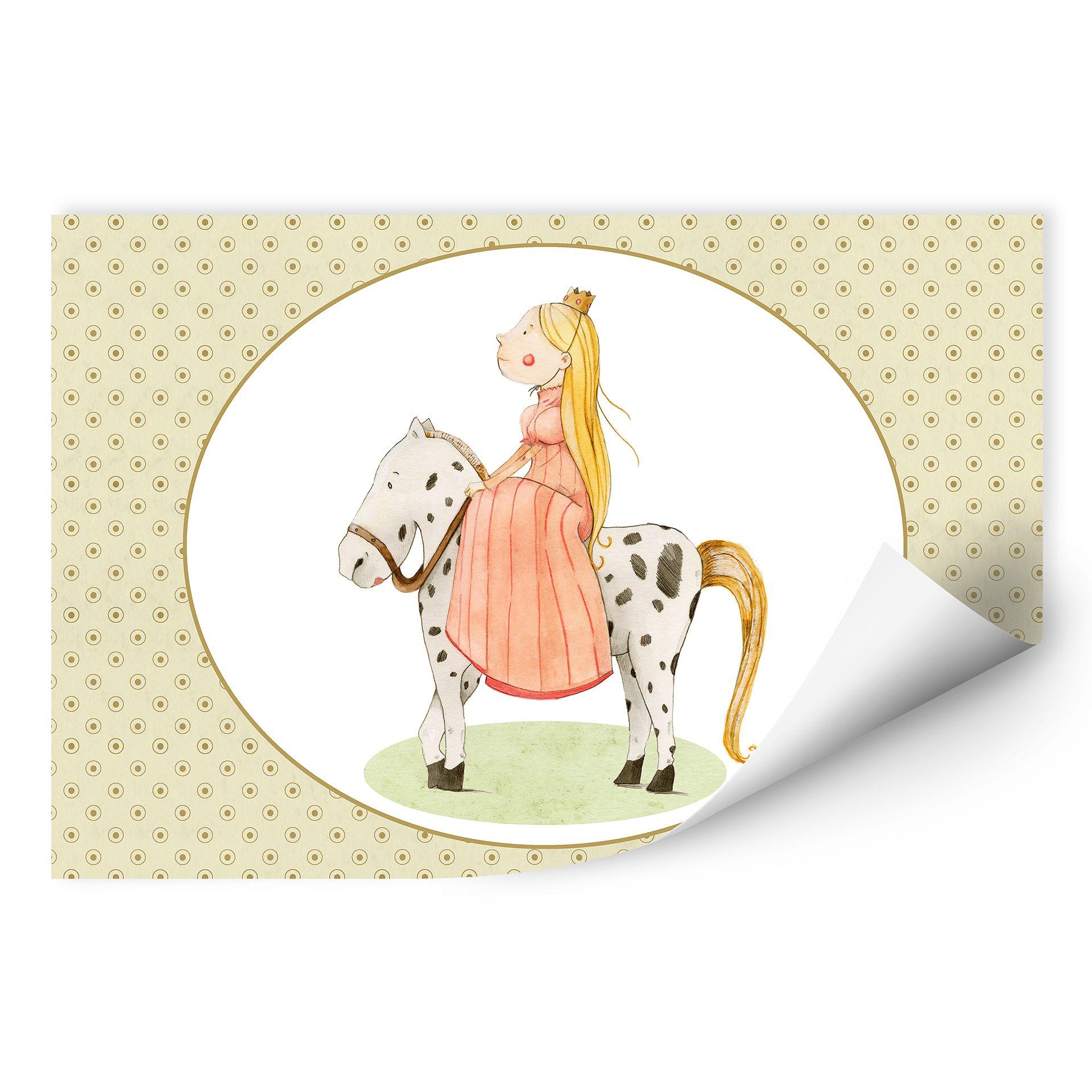 Zelfklevende Poster - Loske - Prinses