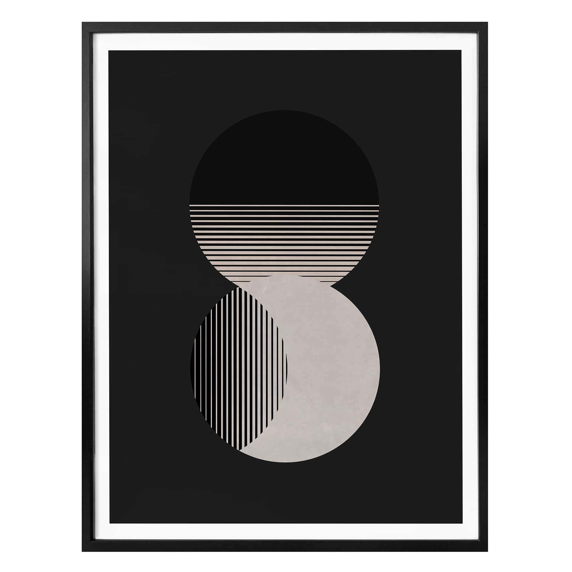Plakat Orara Studio - Måne og sol