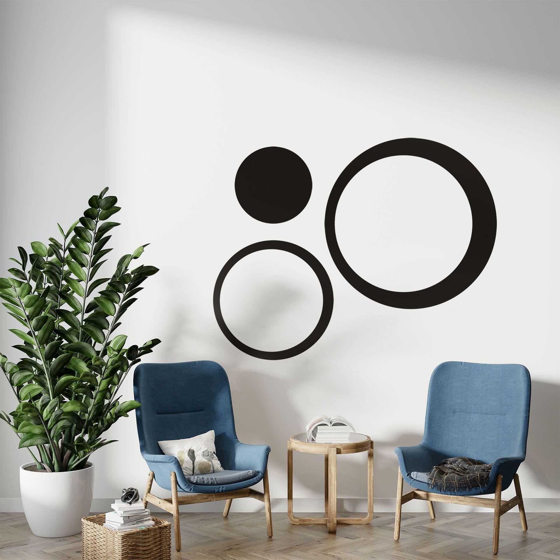 Wallsticker - Samling af Cirkler