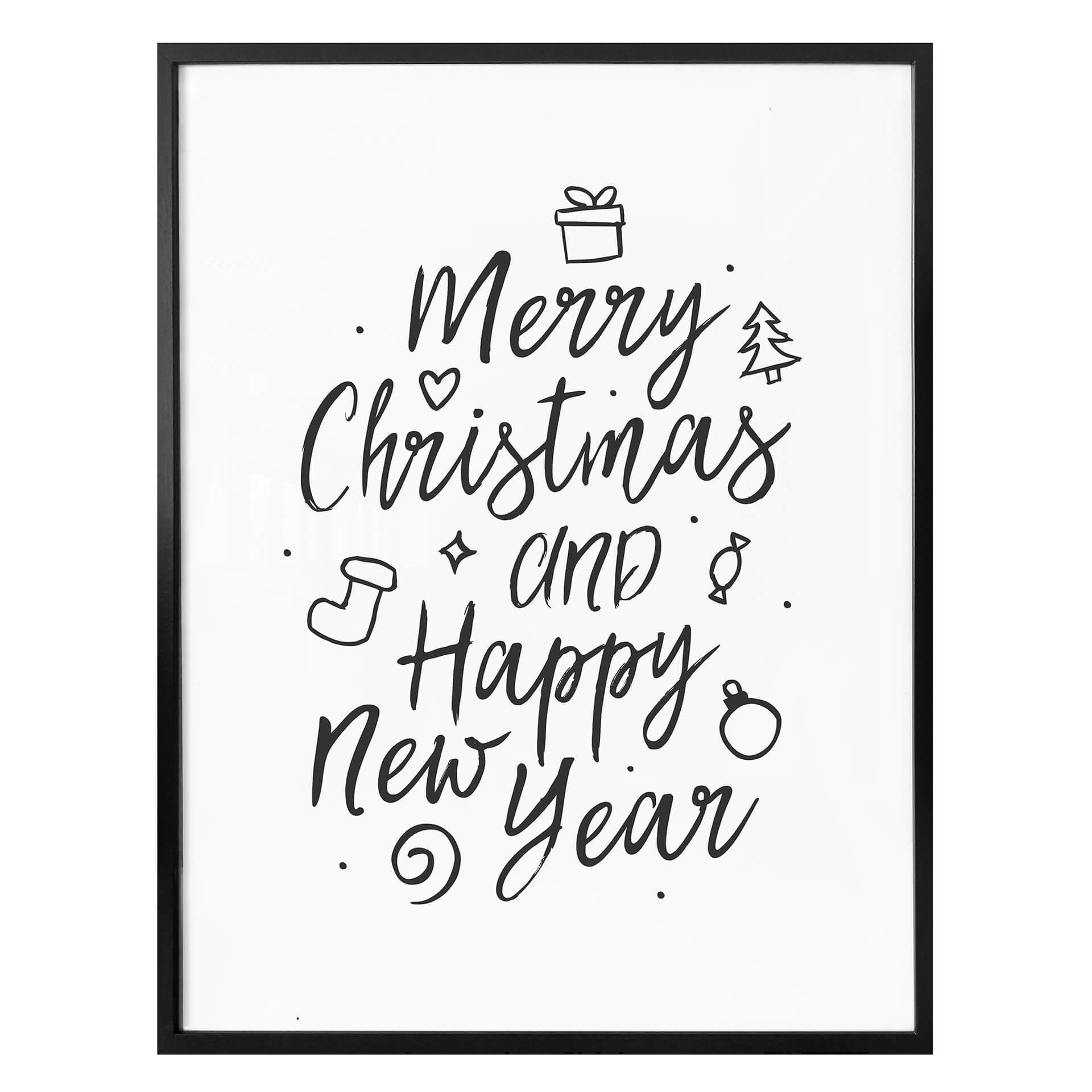 Plakat - Merry Christmas