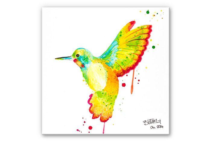 Tableau Forex - Buttafly - Colibri - carré