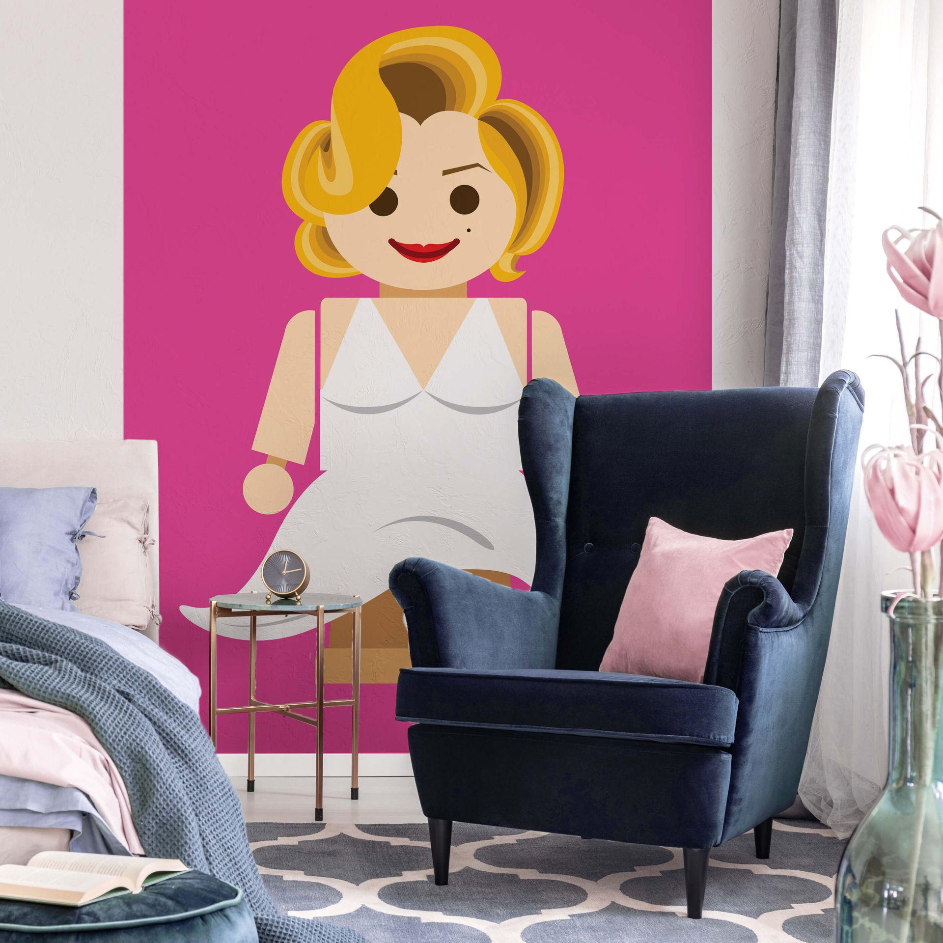 Papier peint photo Gomes - Jouets Marilyn Monroe - 192x260