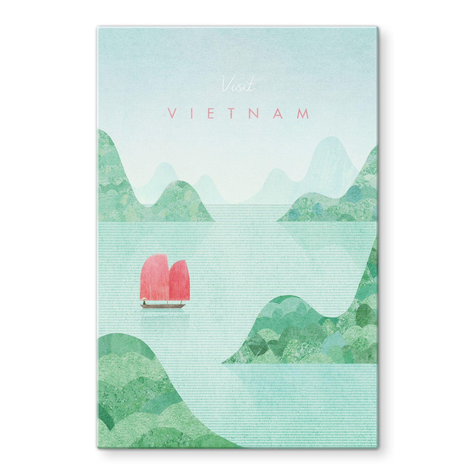 Glasbillede - Halong Bay rejser Vietnam - Rivers