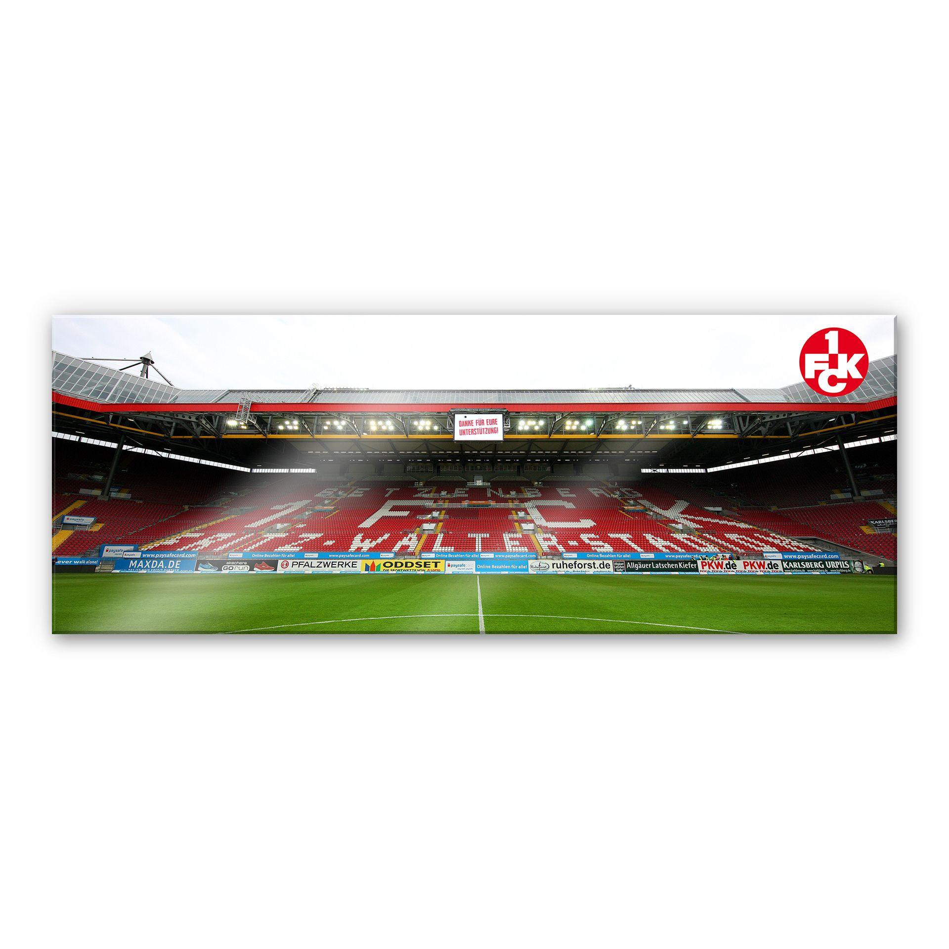 Akrylbillede 1. FC Kaiserslautern stadion tribune - Panorama