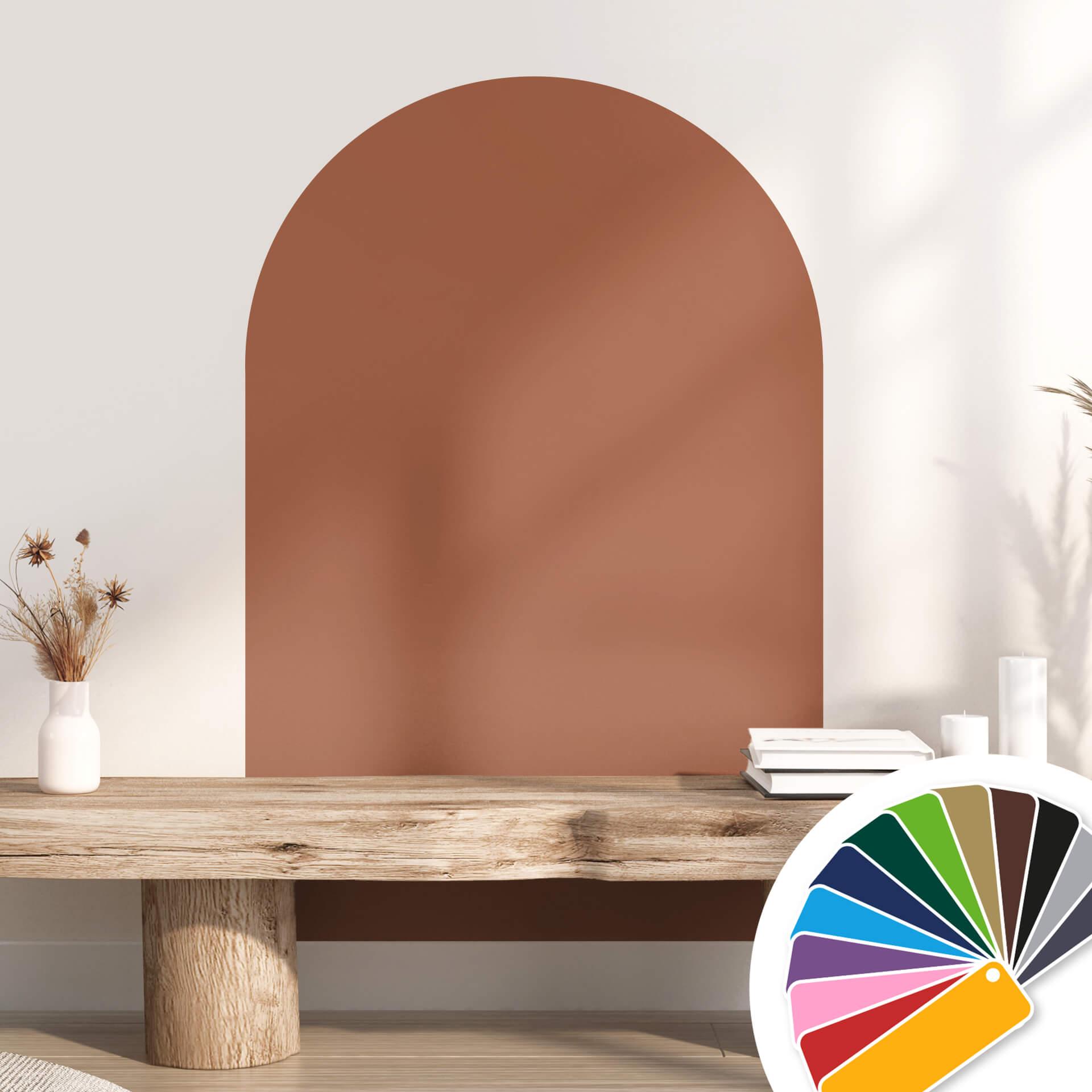 Wallsticker Rund bue - bred