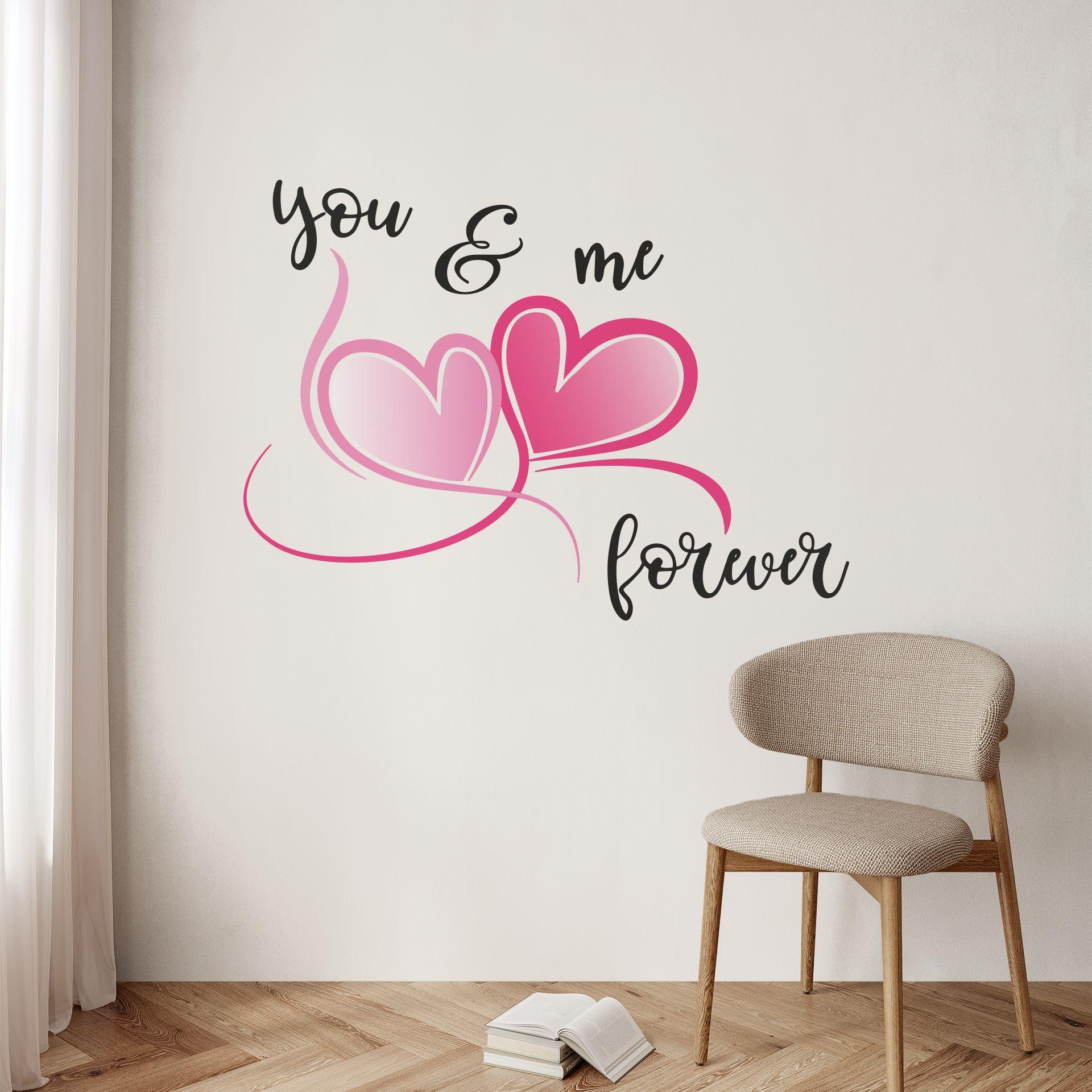 Wallsticker - You and me forever