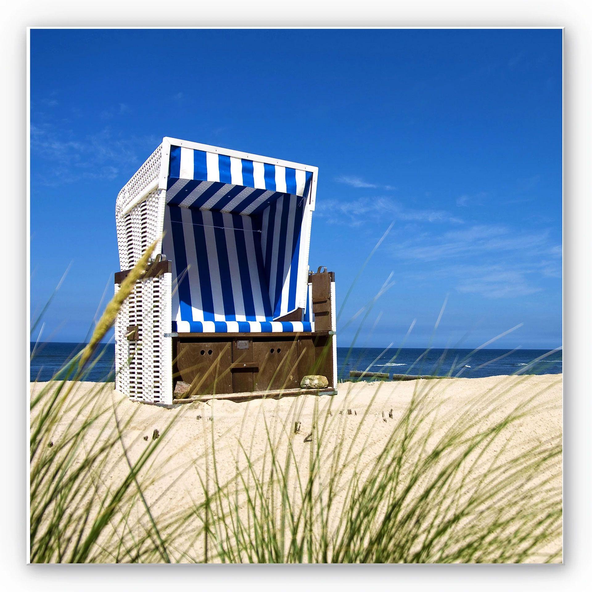 Tableau Forex - Corbeille de plage - carré