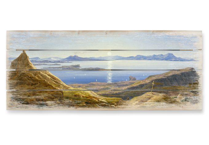 Houten Wanddecoratie Ahlborn - De kust van Nepal