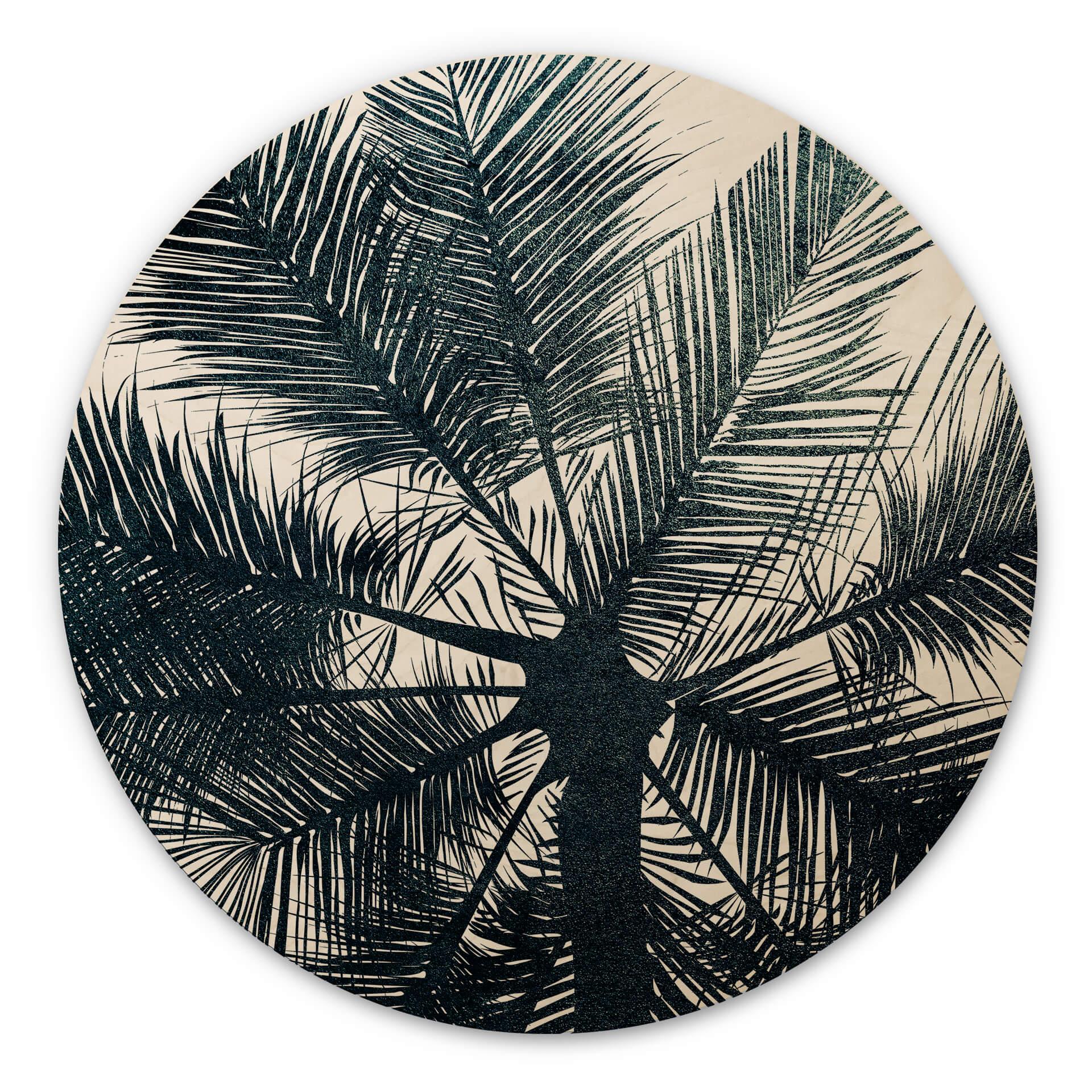 Cuadro de madera Kubistika - California Dreaming - Redondo