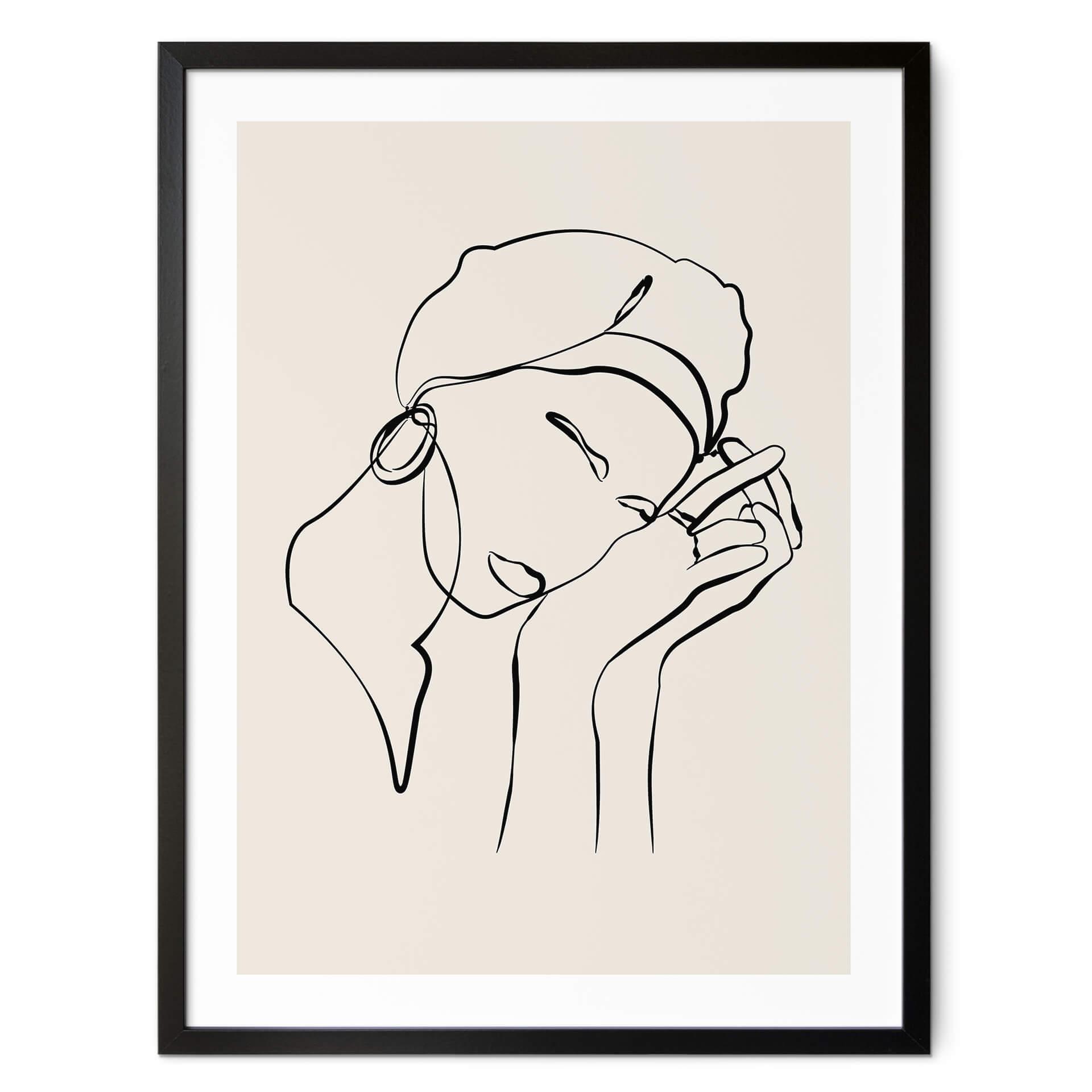 Póster NKTN - Line Art - Don't Worry