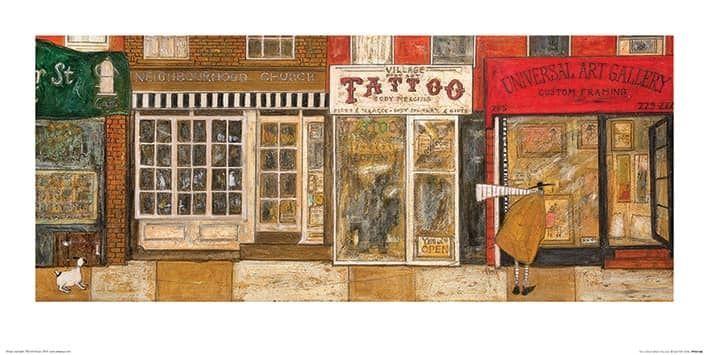 Plakat Sam Toft - On a Street Where You Live kunsttryk, Sam Toft (60 x 30 cm)
