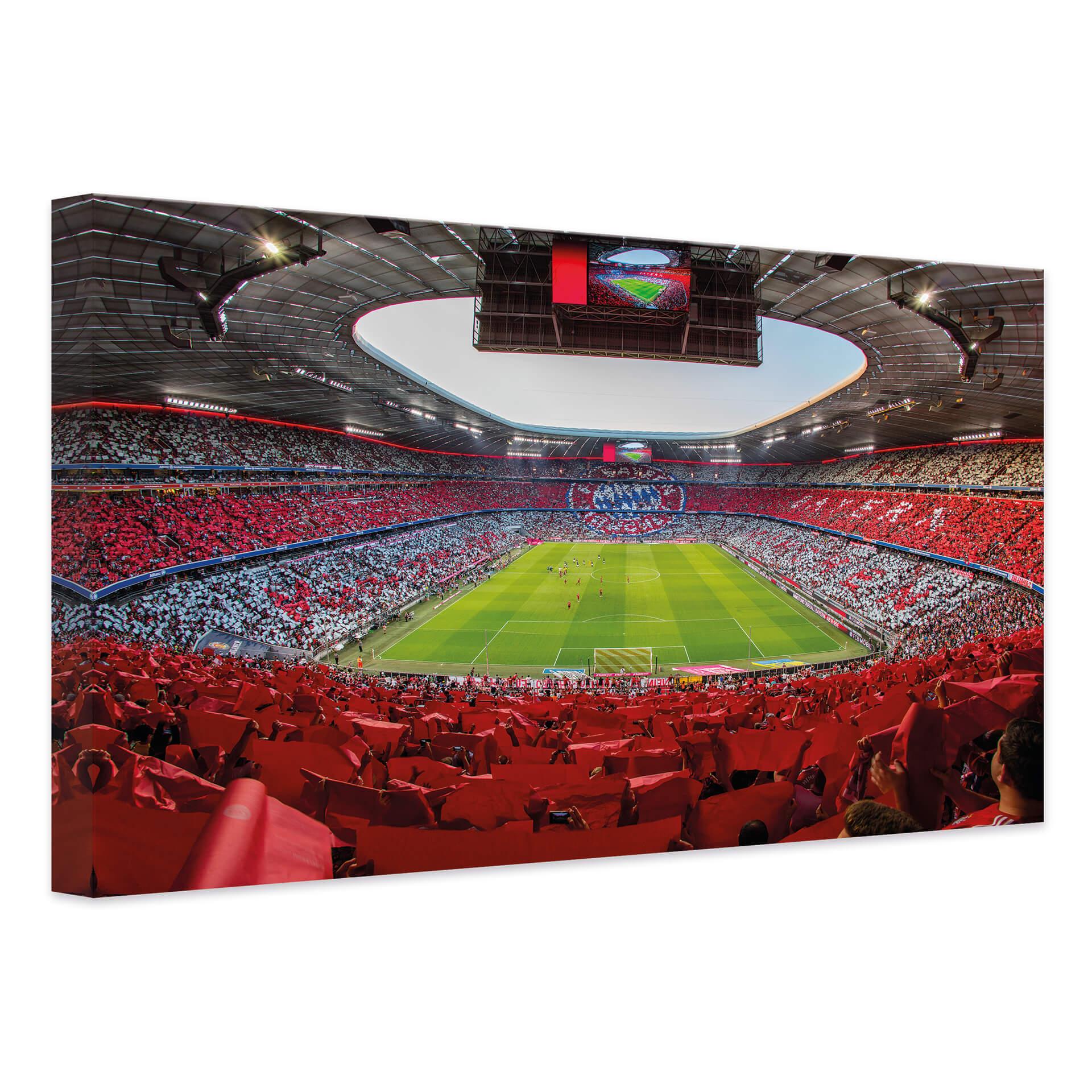 Canvasbillede - FCB Stadion Red White
