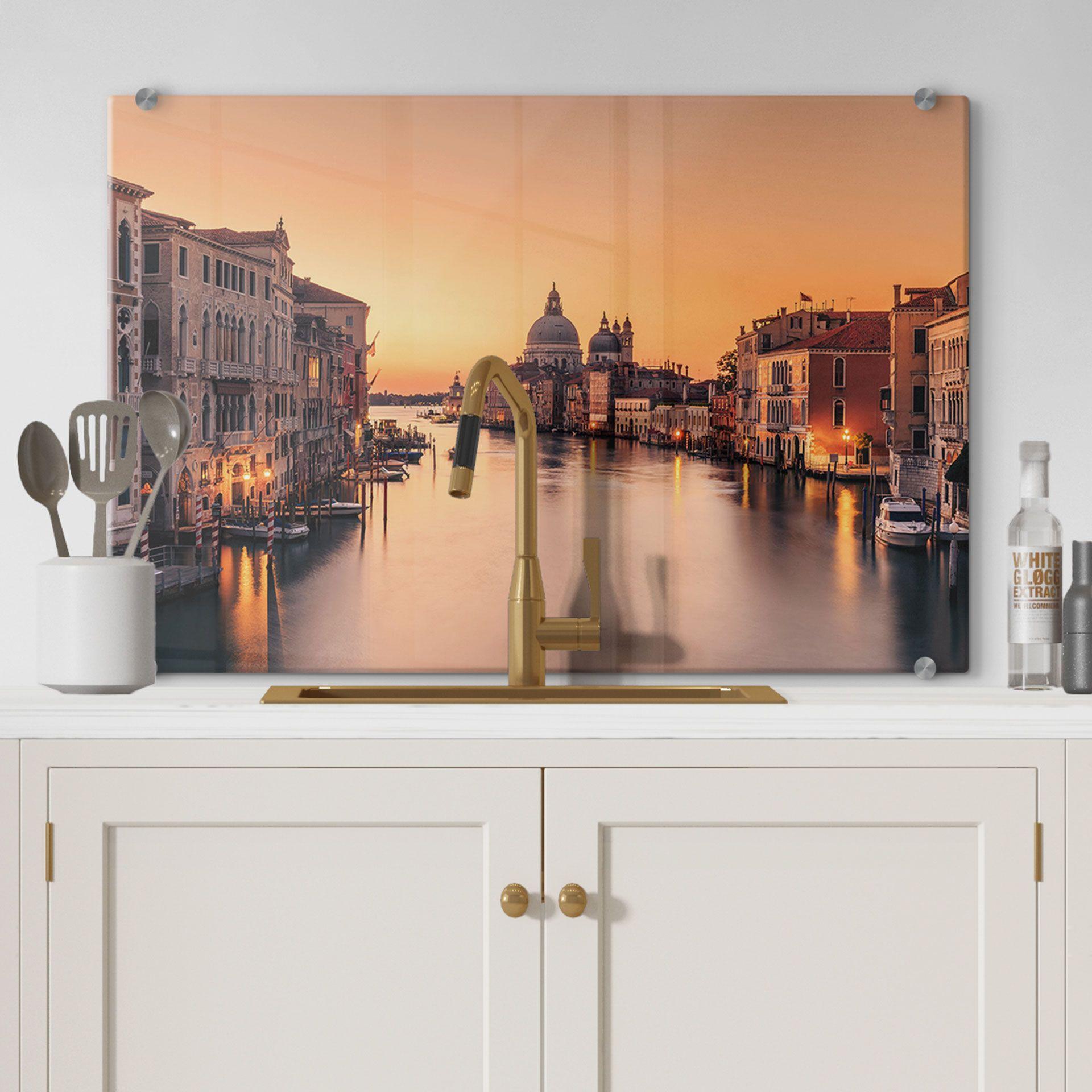 Stænkplade Solnedgang i Venedig - Zhang