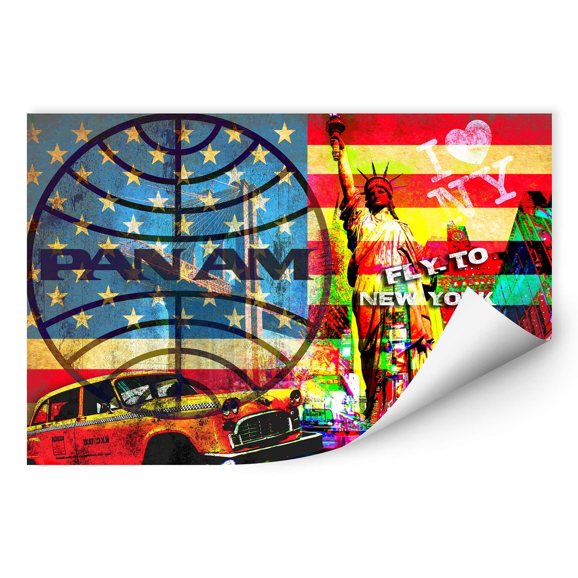 Muurprint Pan Am – New York