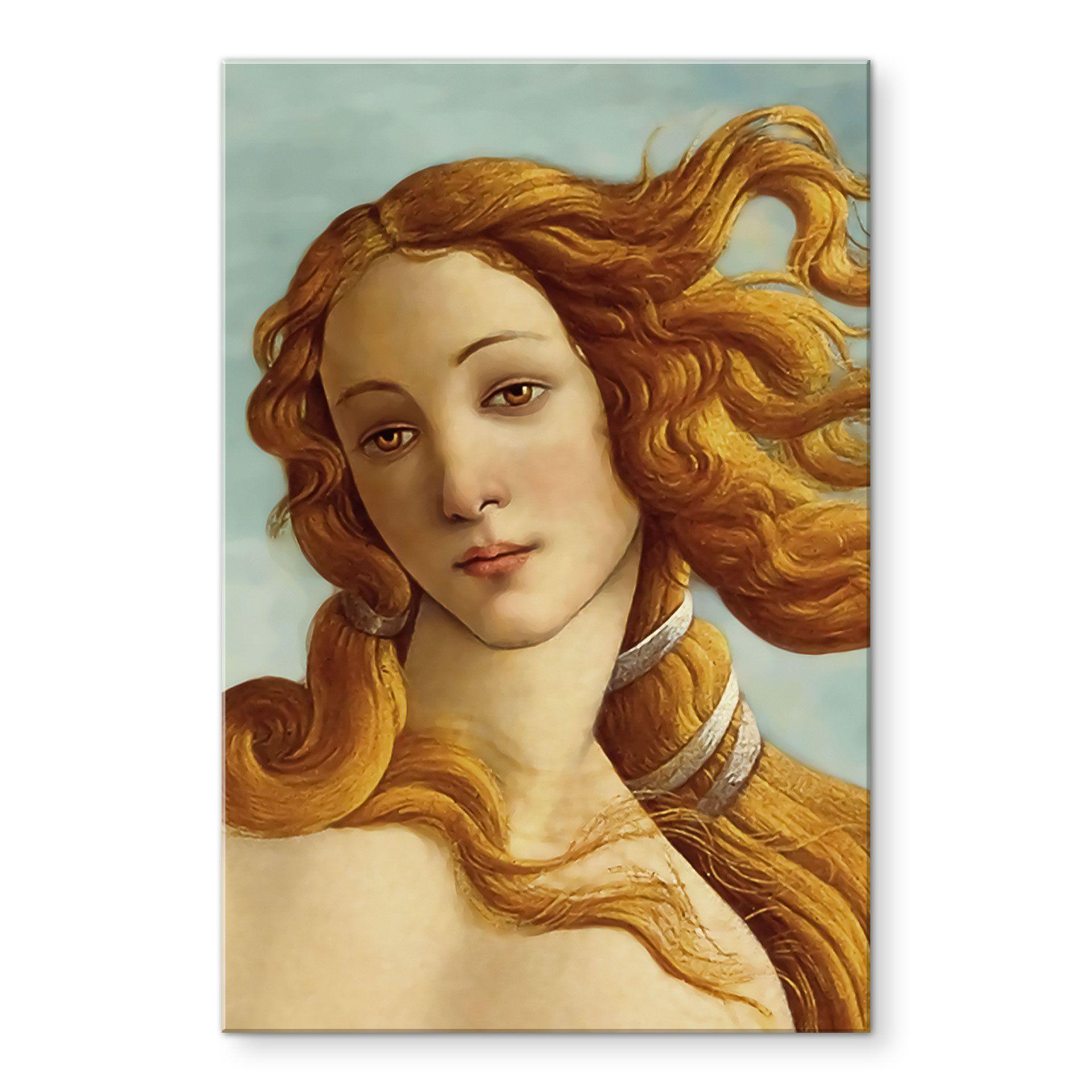 Akrylbillede Portræt af Venus - Inspireret af Botticelli