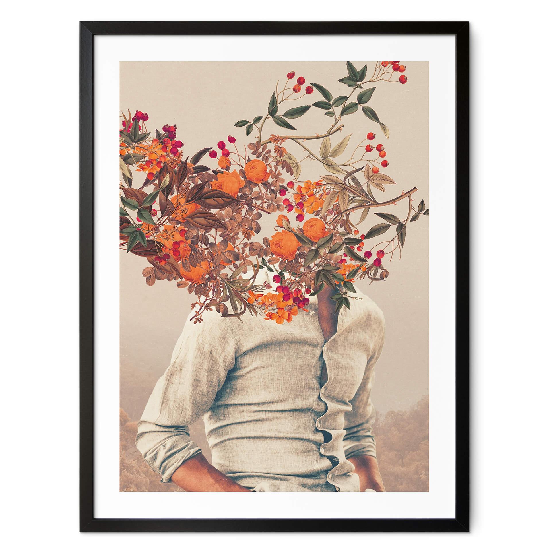 Plakat Moth - Flower Man