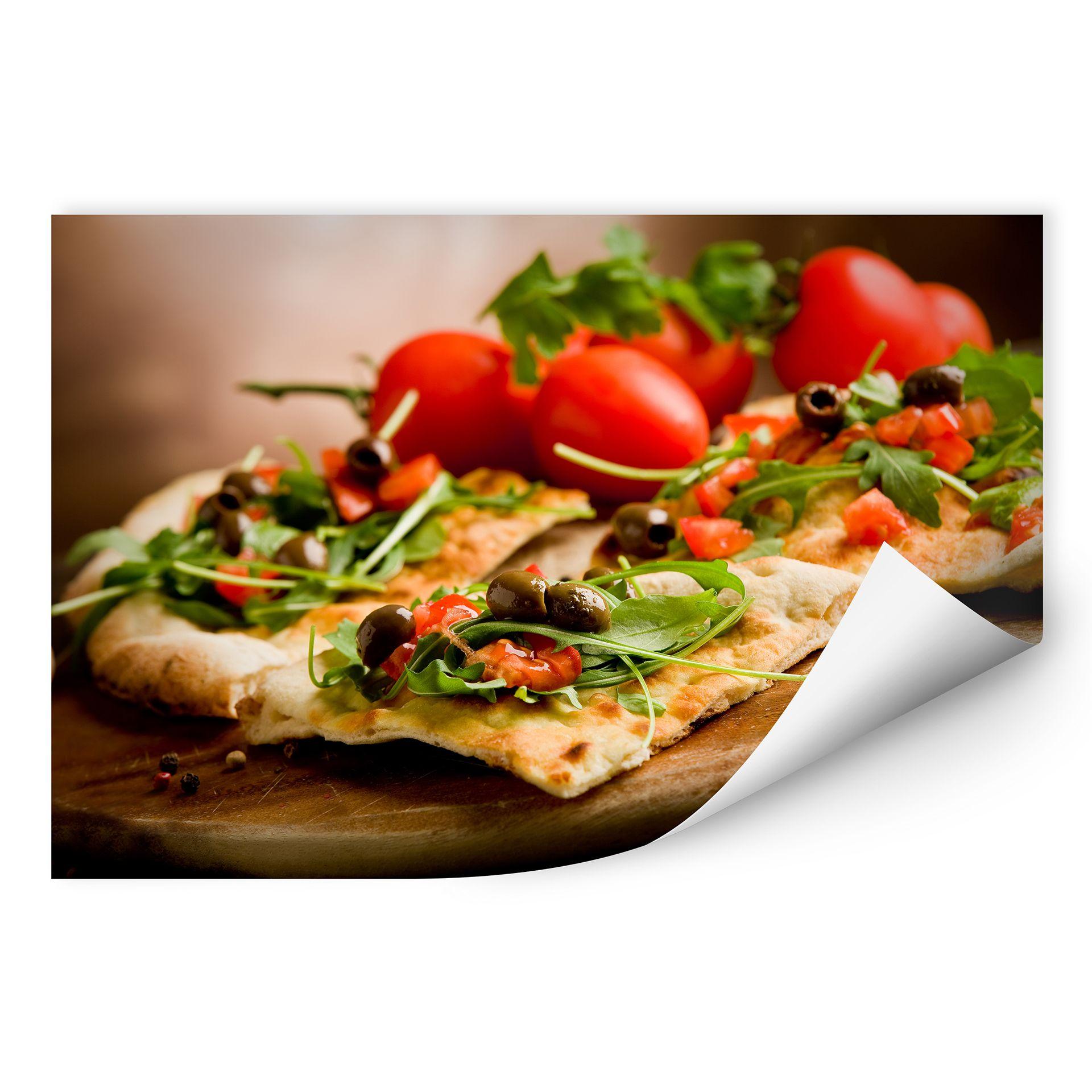 Muurprints Italiaanse Pizza