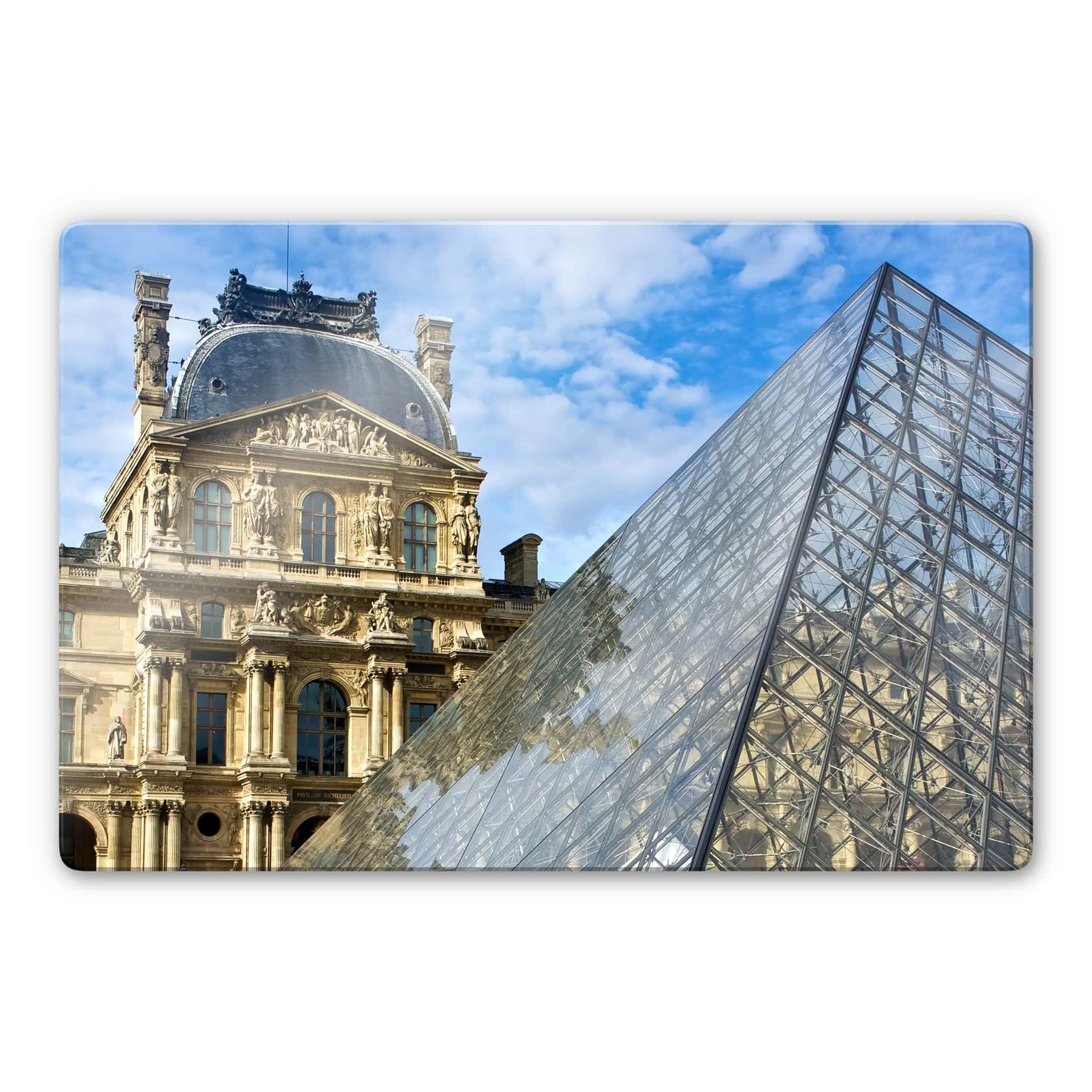 Stampa su vetro Il Louvre