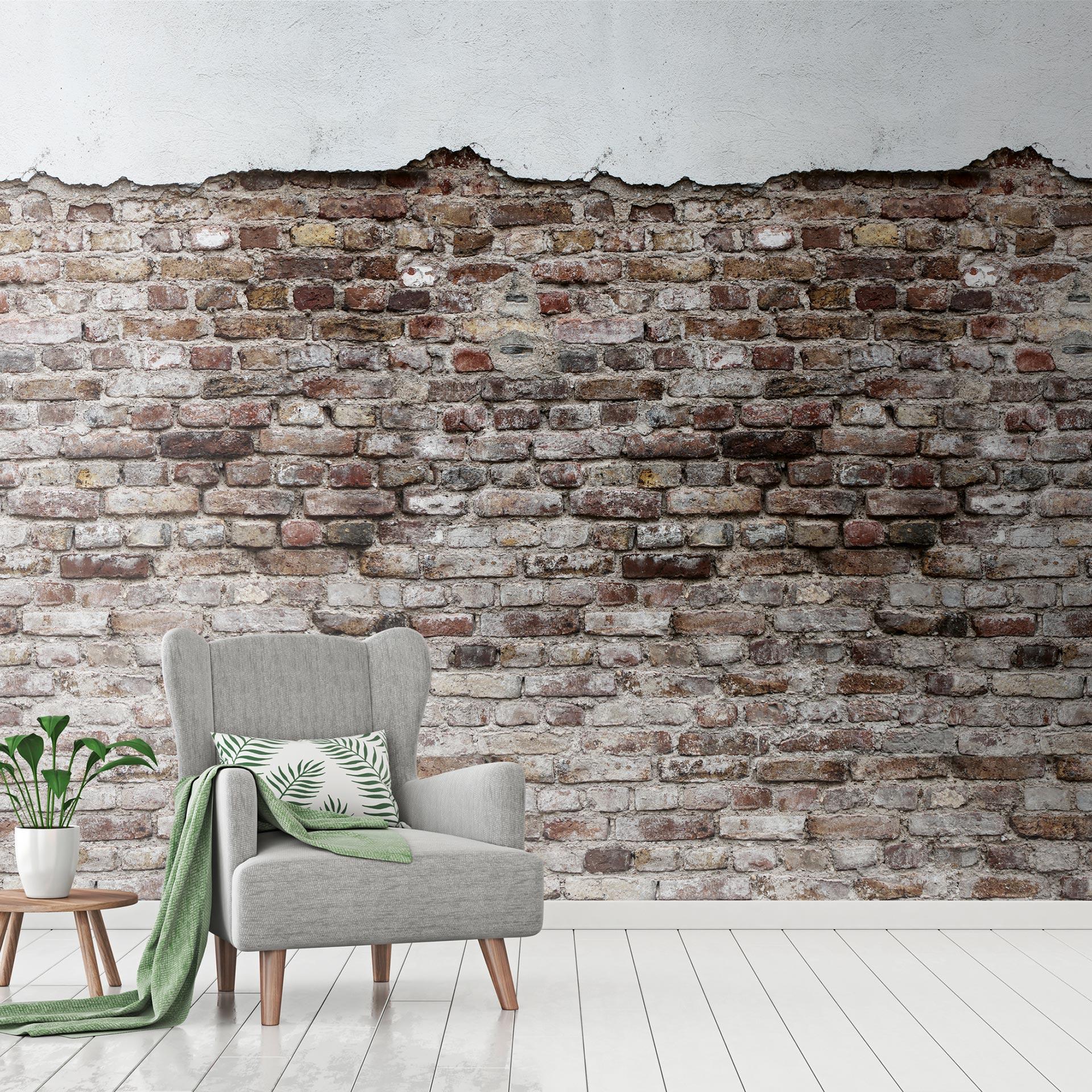Livingwalls storbyhistorier THE WALL - tapet med steneffekt