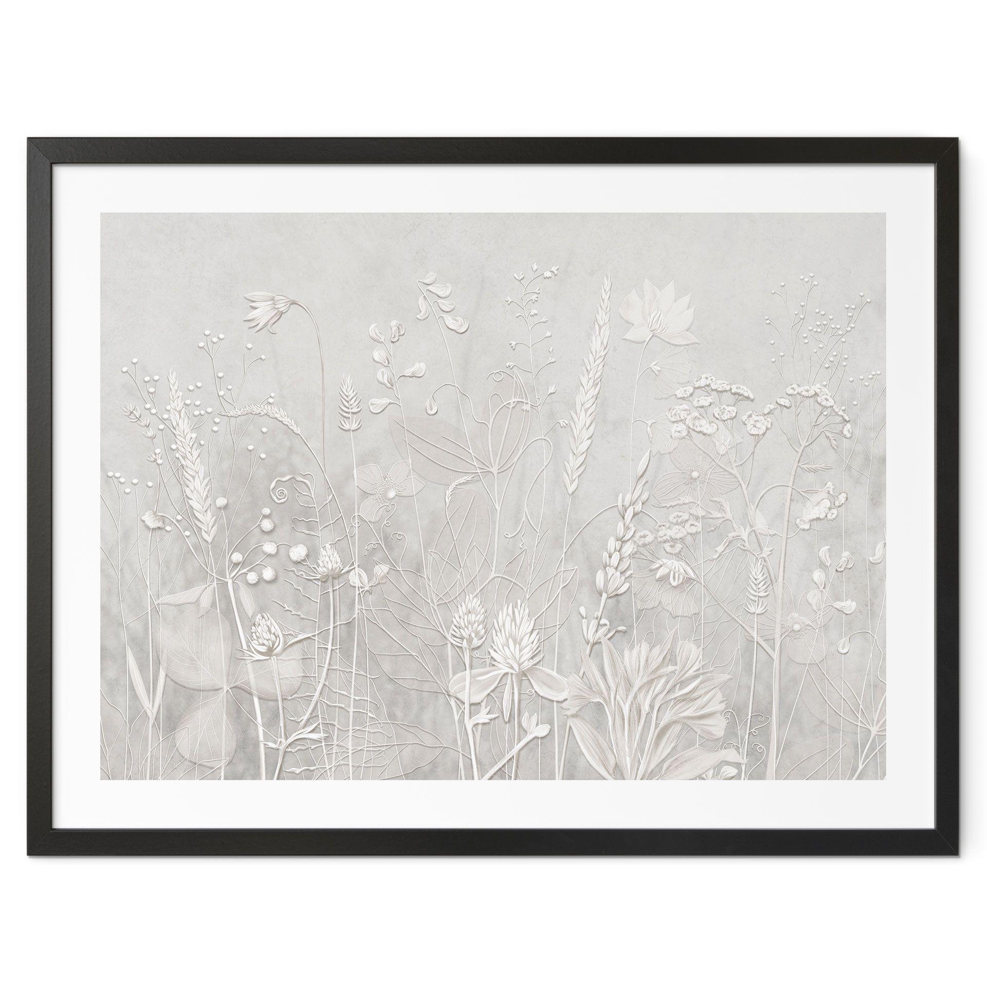 Poster planten in wit in modern ontwerp - Ms Tiff