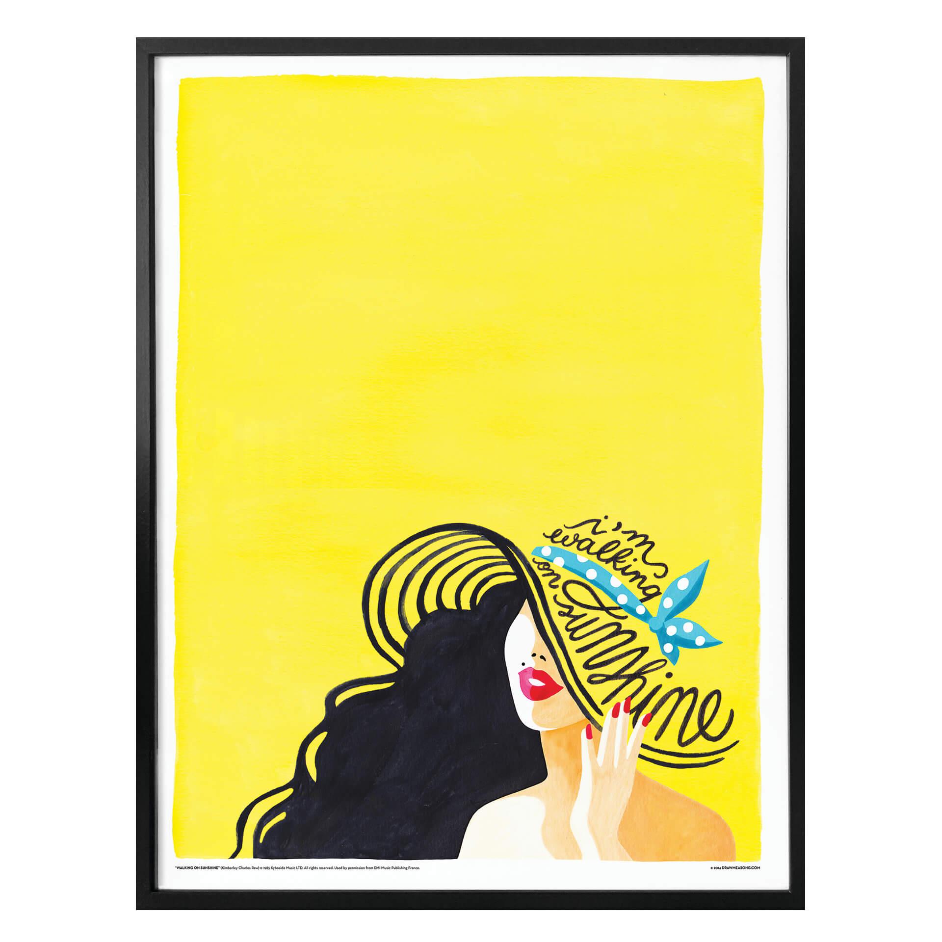 Póster Tohmé - DMAS: Caminando bajo el sol