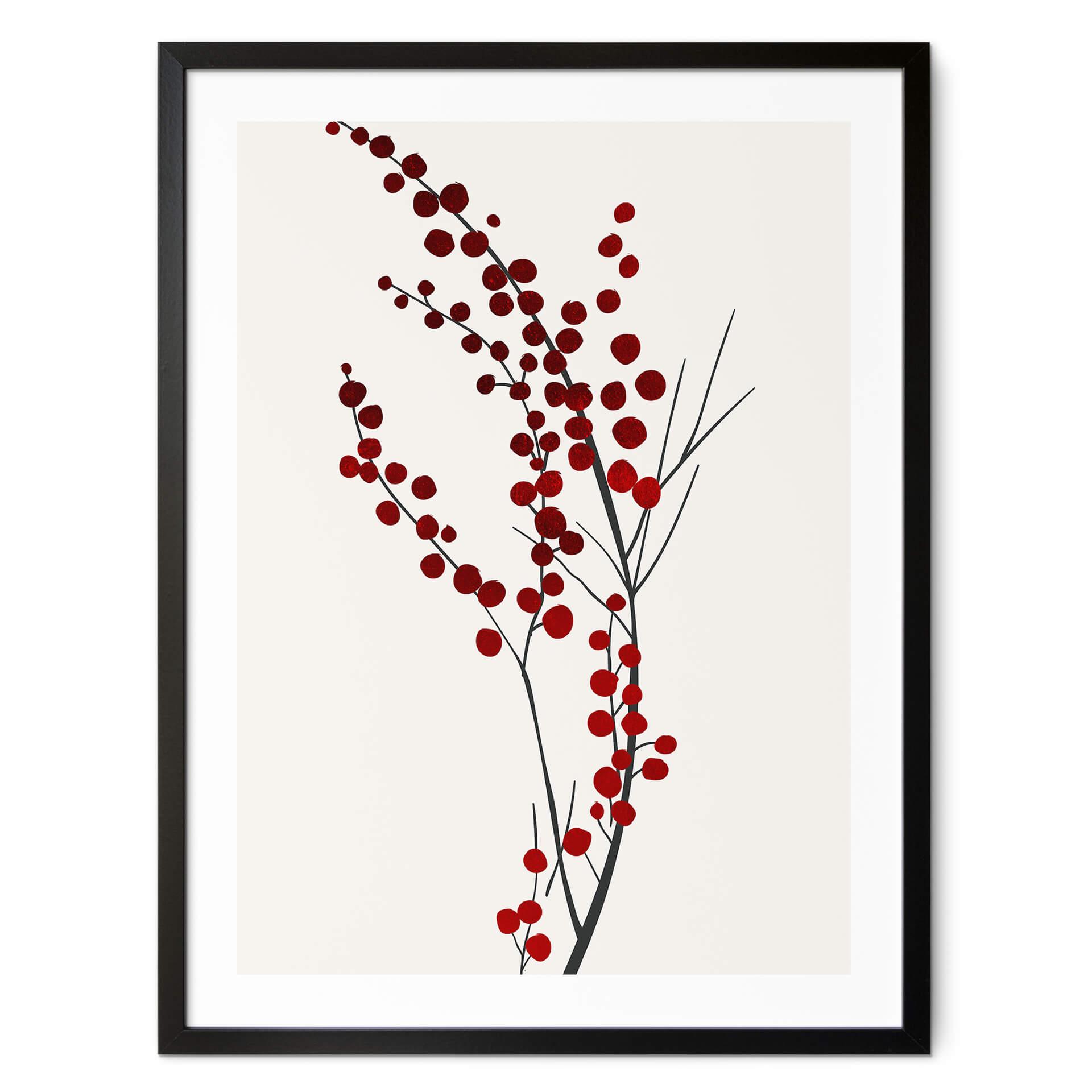 Póster Kubistika - Muérdago